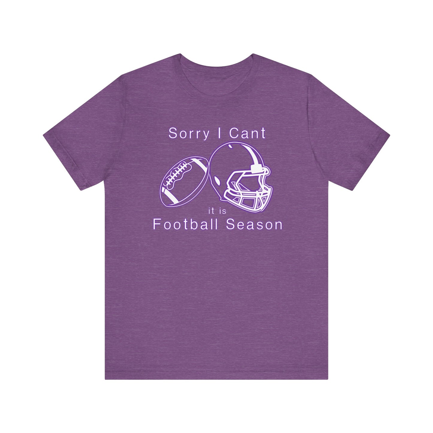 T-shirt - Football - Sorry I Cant (01c)