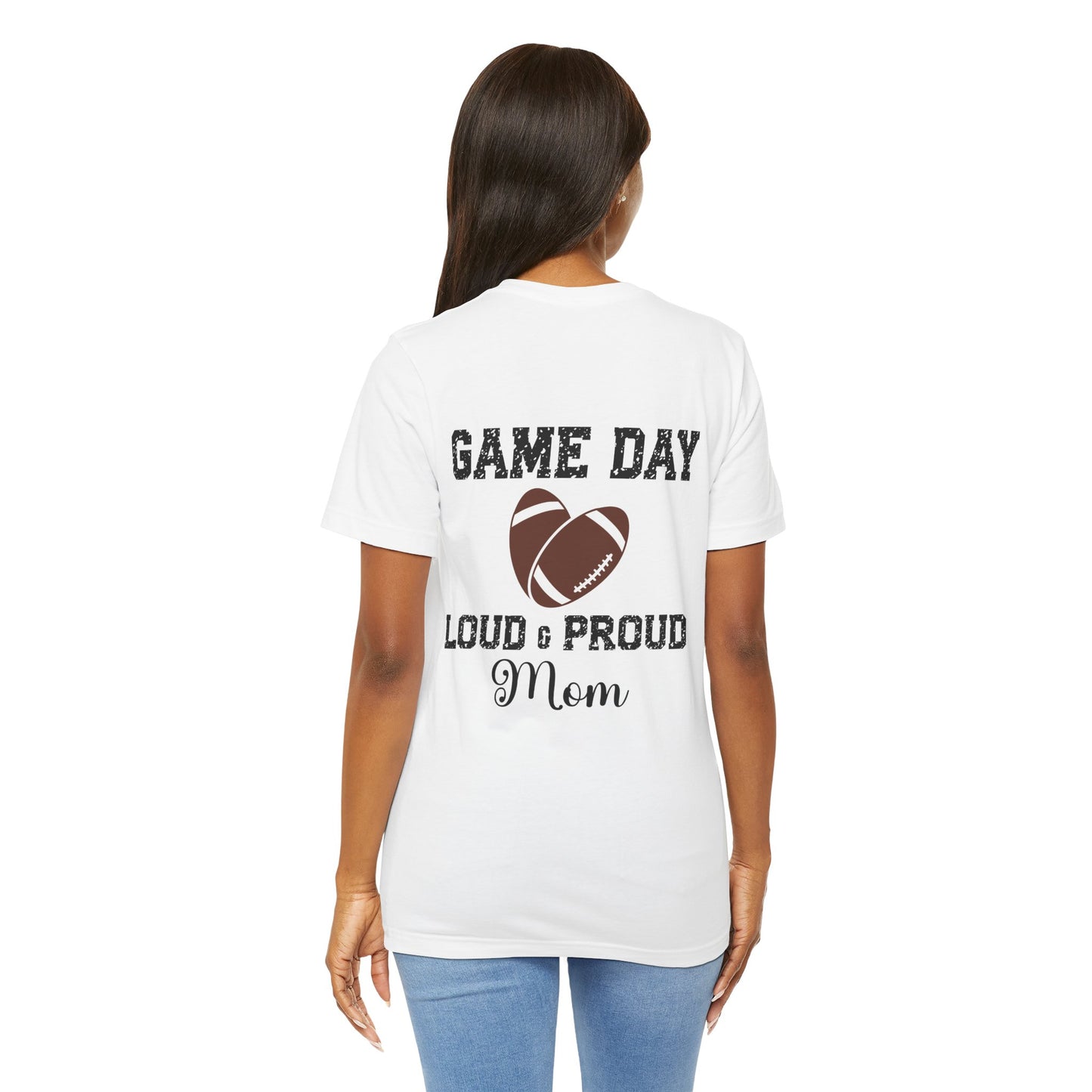 T-shirt - Football - Loud & Proud Mom (01a)