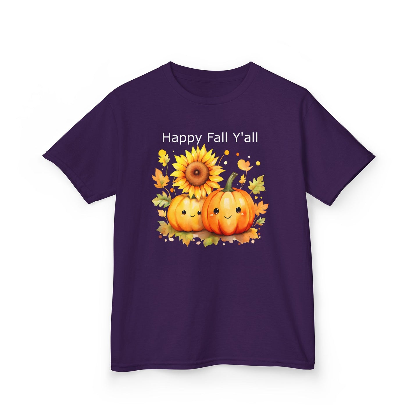 Child Tee - Autumn - Happy Fall Y'All (01)