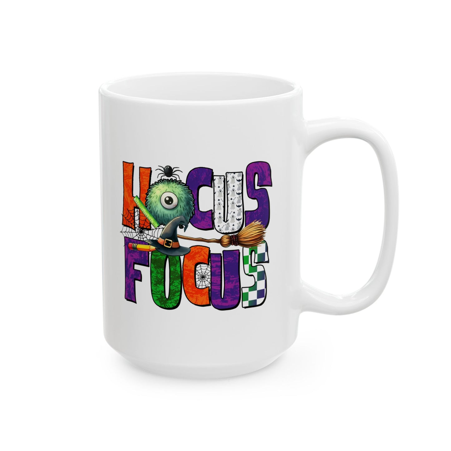 Ceramic Mug - Teacher / Halloween - Hocus Focus (01a)