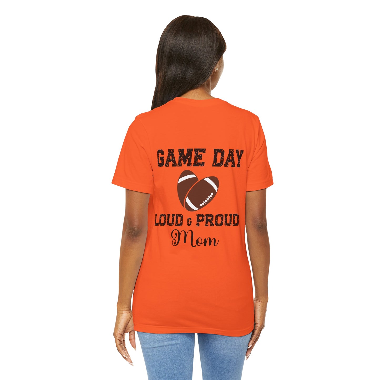 T-shirt - Football - Loud & Proud Mom (01a)