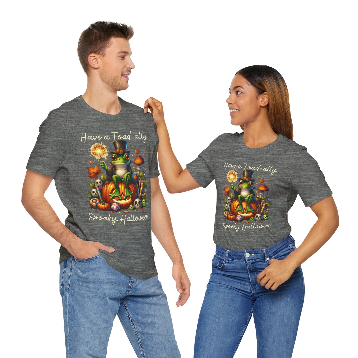 T-shirt - Halloween - Toad-ally Spooky Halloween (01b)