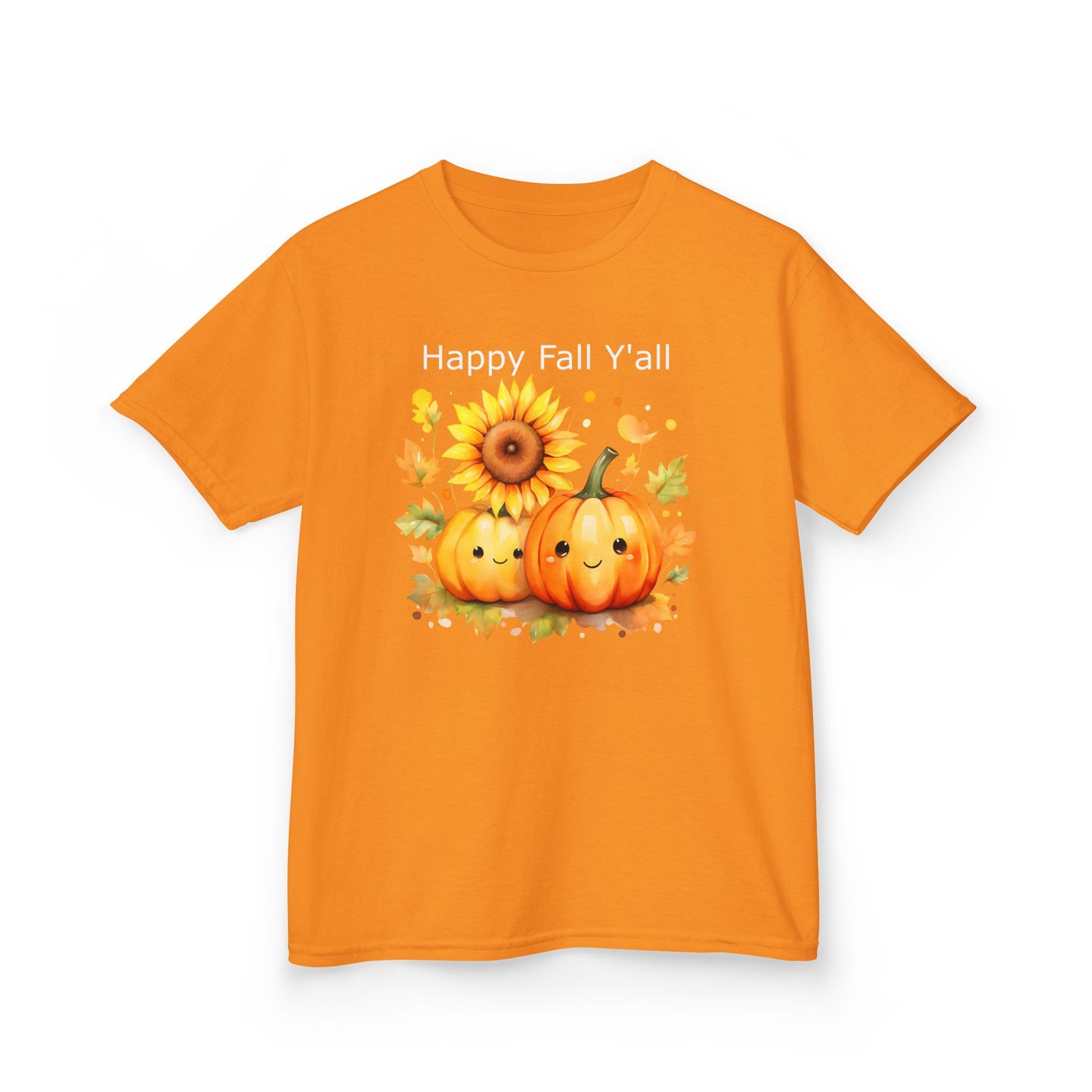 Child Tee - Autumn - Happy Fall Y'All (01)