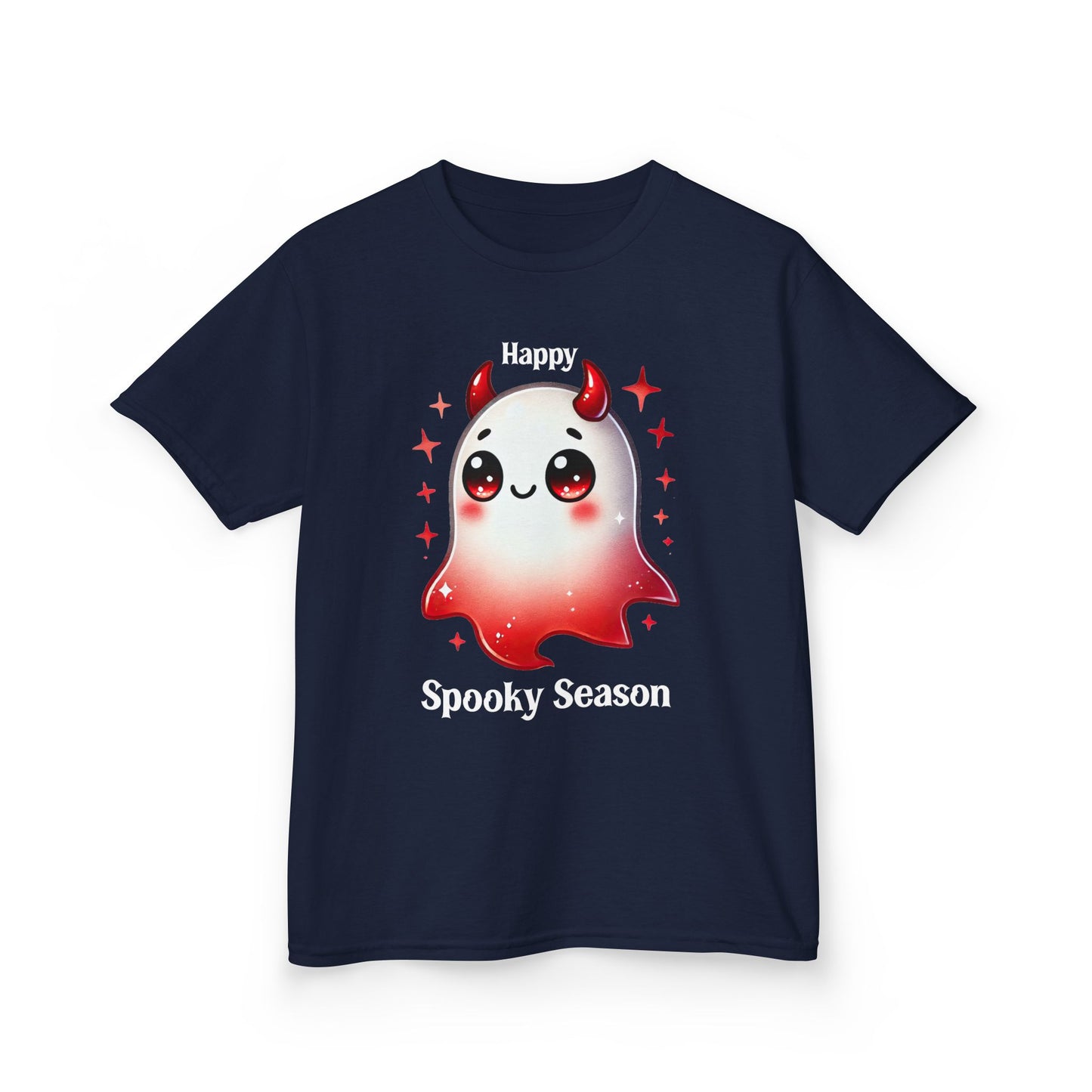 Child Tee - Halloween / Ghost - Happy Spooky Season (01a)