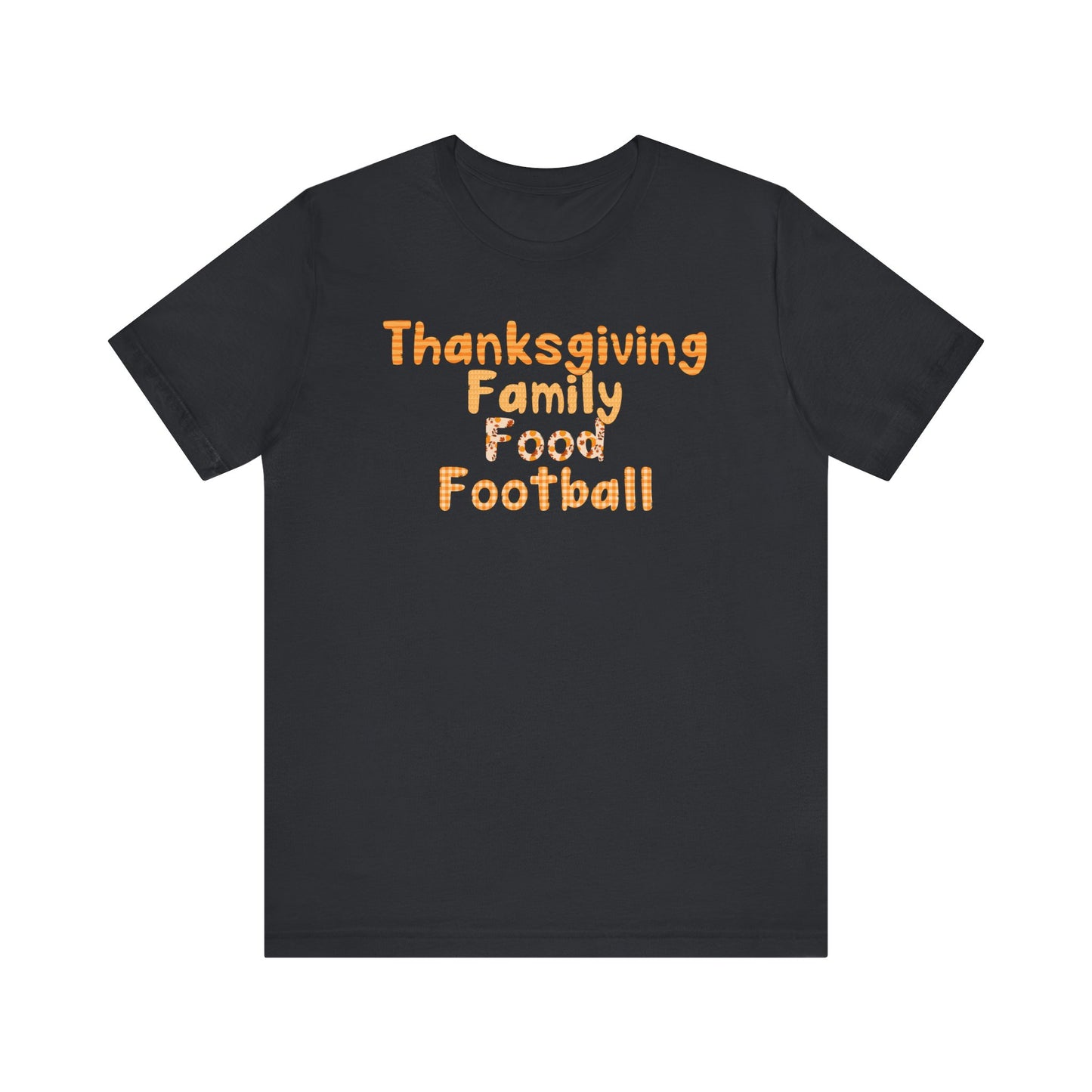 T-shirt - Thanksgiving - Family Food Football (01a)