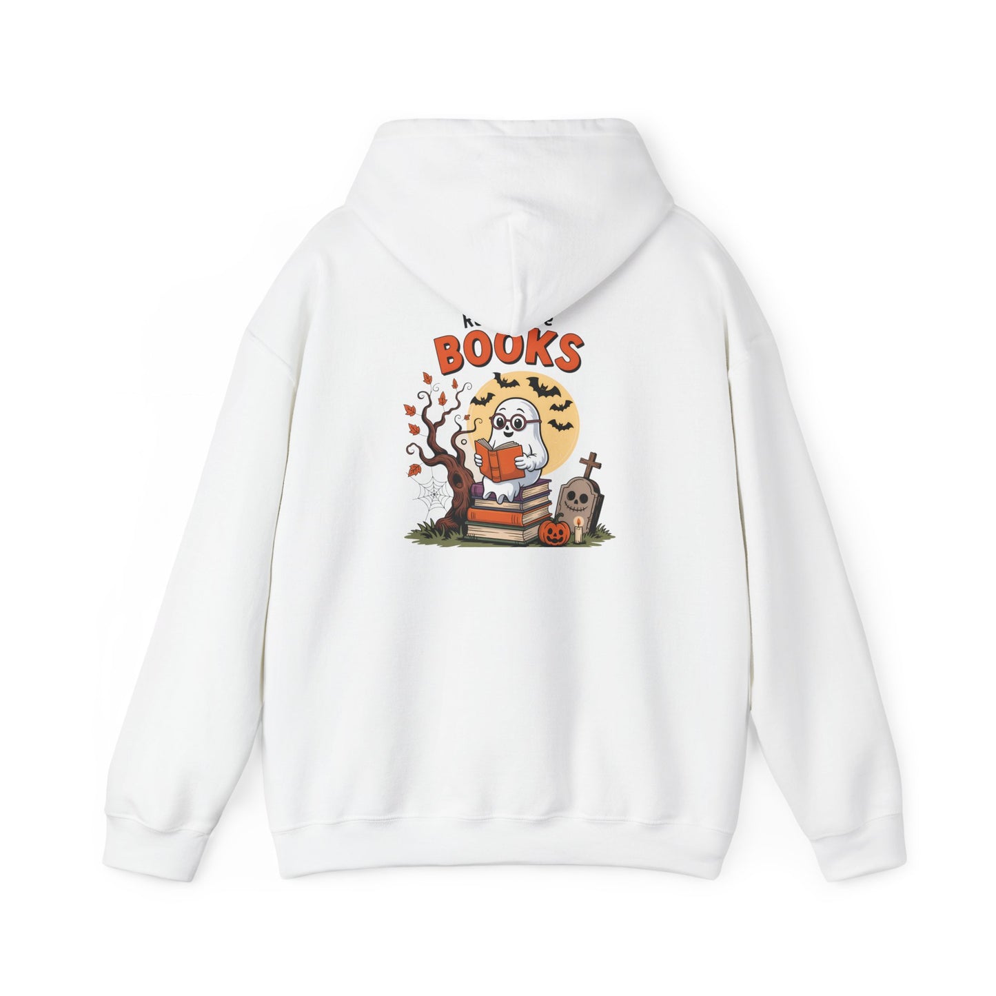 Heavy Blend Hoodie - Teacher/Halloween - Read More Books (01a)