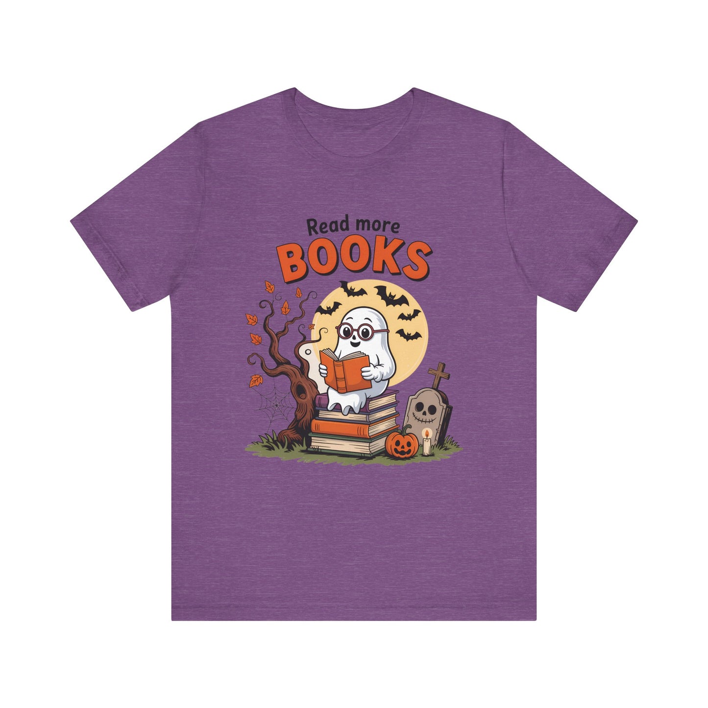 T-Shirt - Teacher / Halloween - Read More Books (01a)