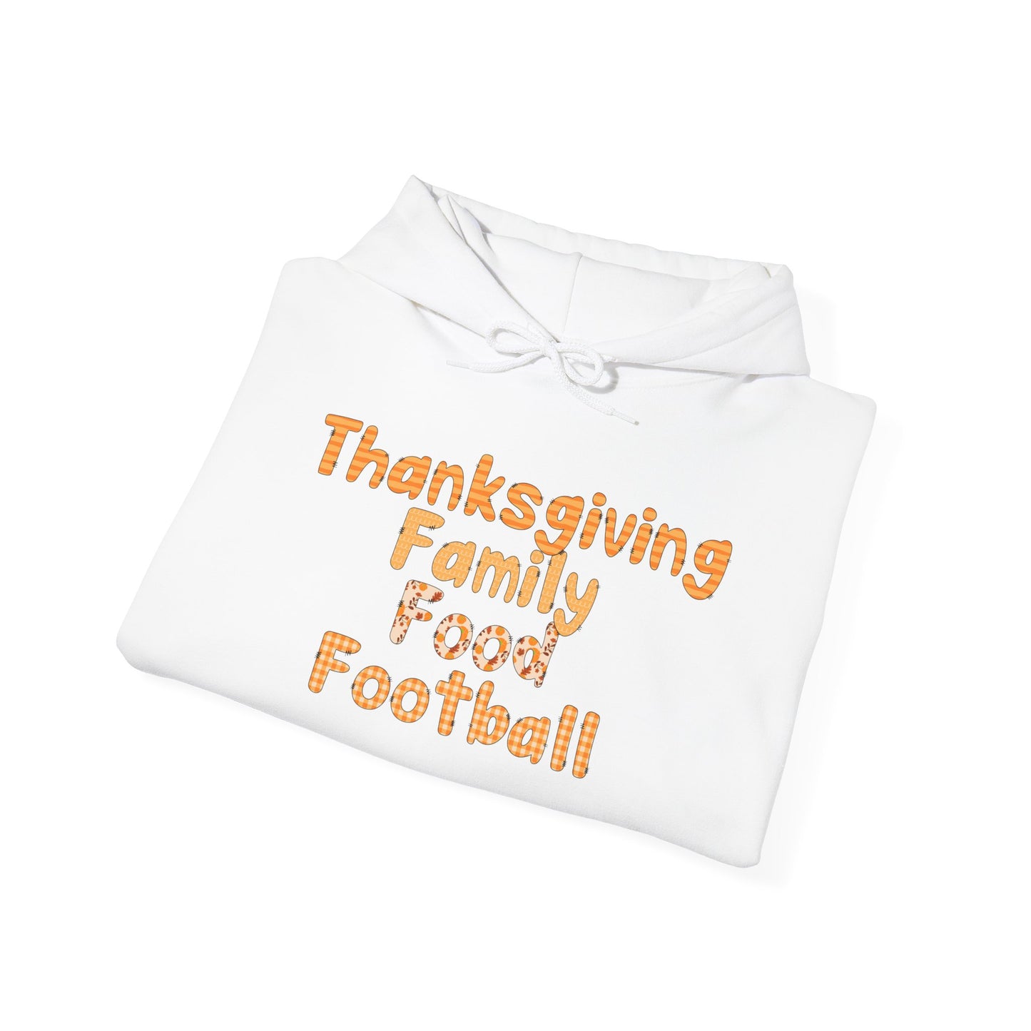 Heavy Blend Hoodie - Thanksgiving - Family Food Football (1a)