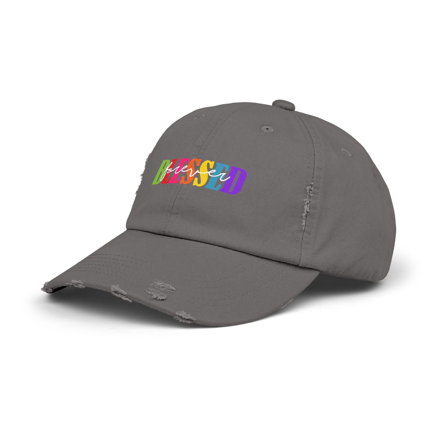Distressed Cap - Faith - Blessed Forever (1)