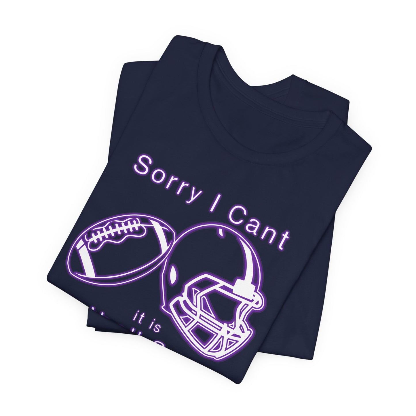 T-shirt - Football - Sorry I Cant (01c)