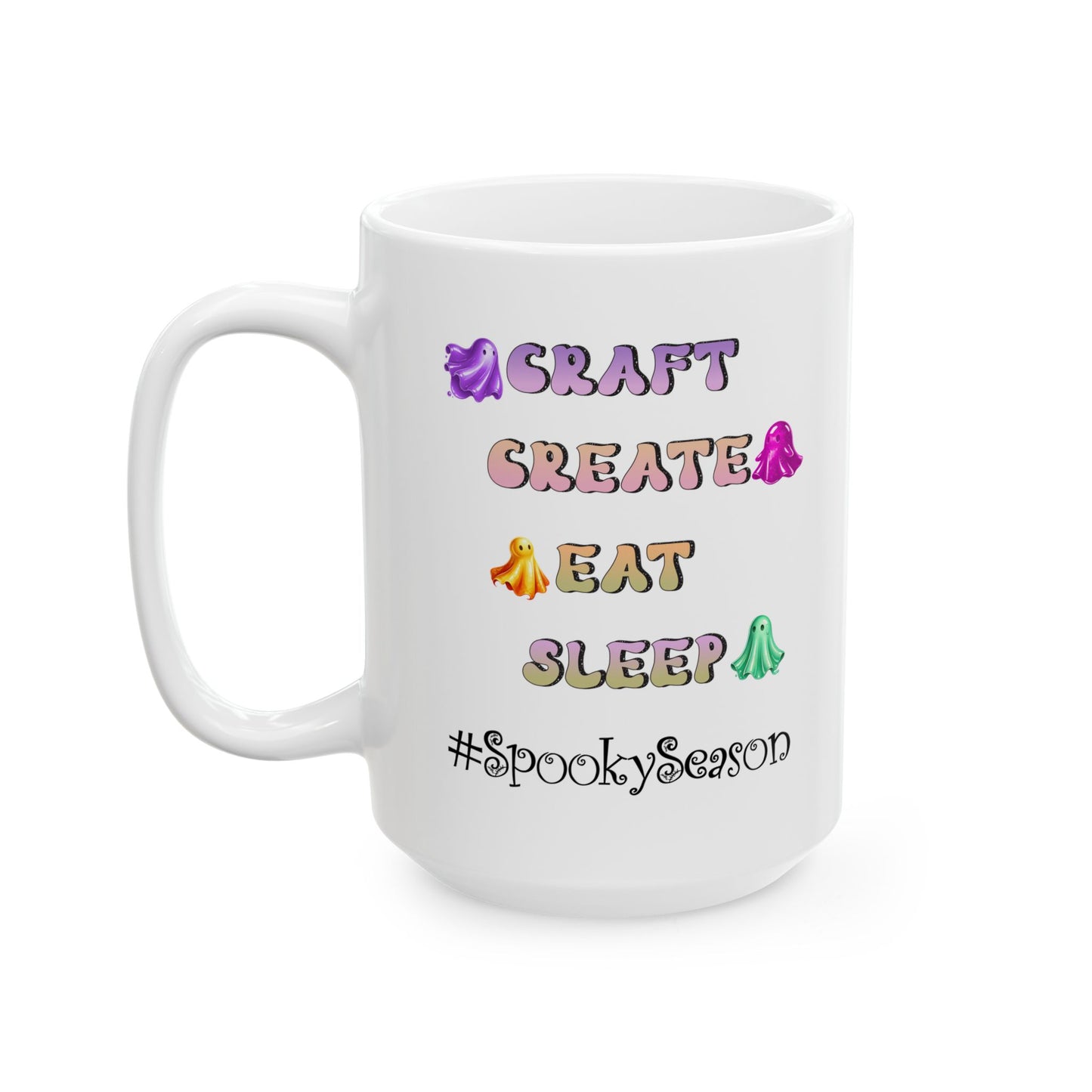 Ceramic Mug - Halloween - Craft Create Eat Sleep #spookyseason (01a)