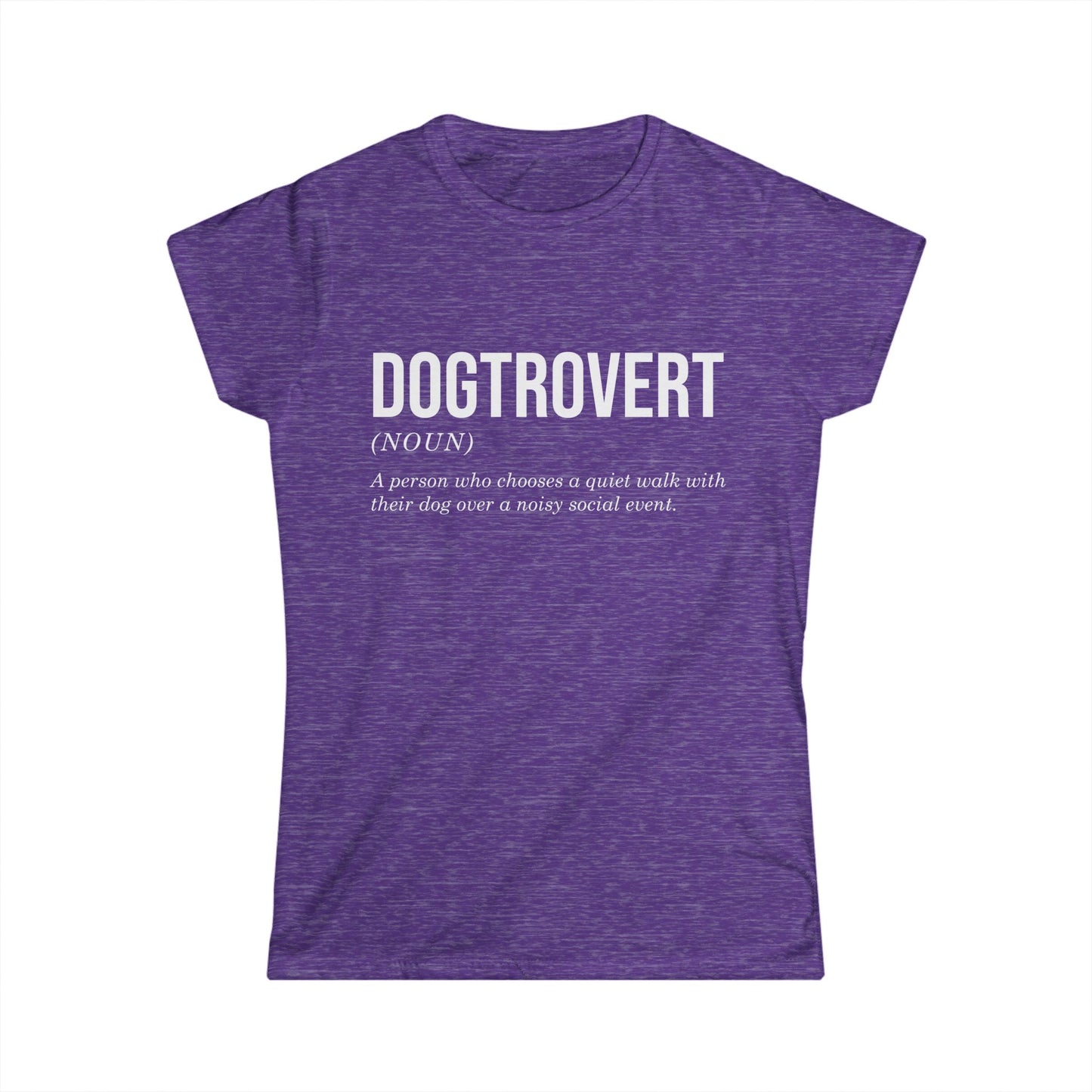 Female T-Shirt - Animal Lover - Dogtrovert (1b)