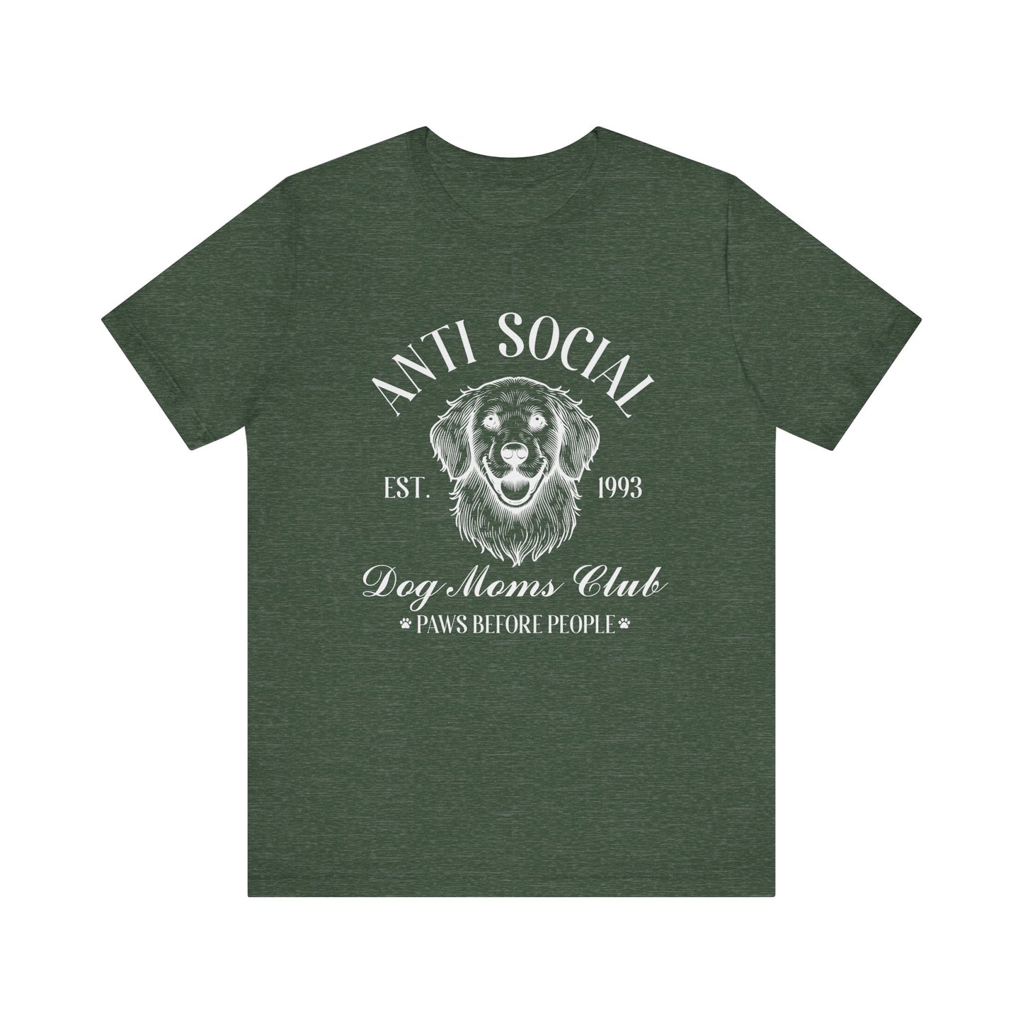 T-Shirt - Animal Lover - Anti-Social Dog Moms Club (1b)