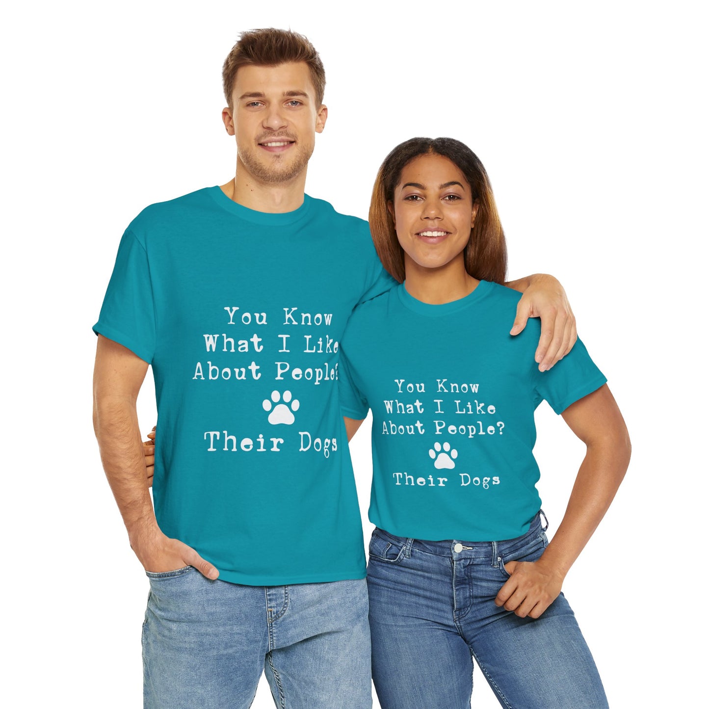 T-Shirt - Dog - Know what I like about people? Their dogs 01