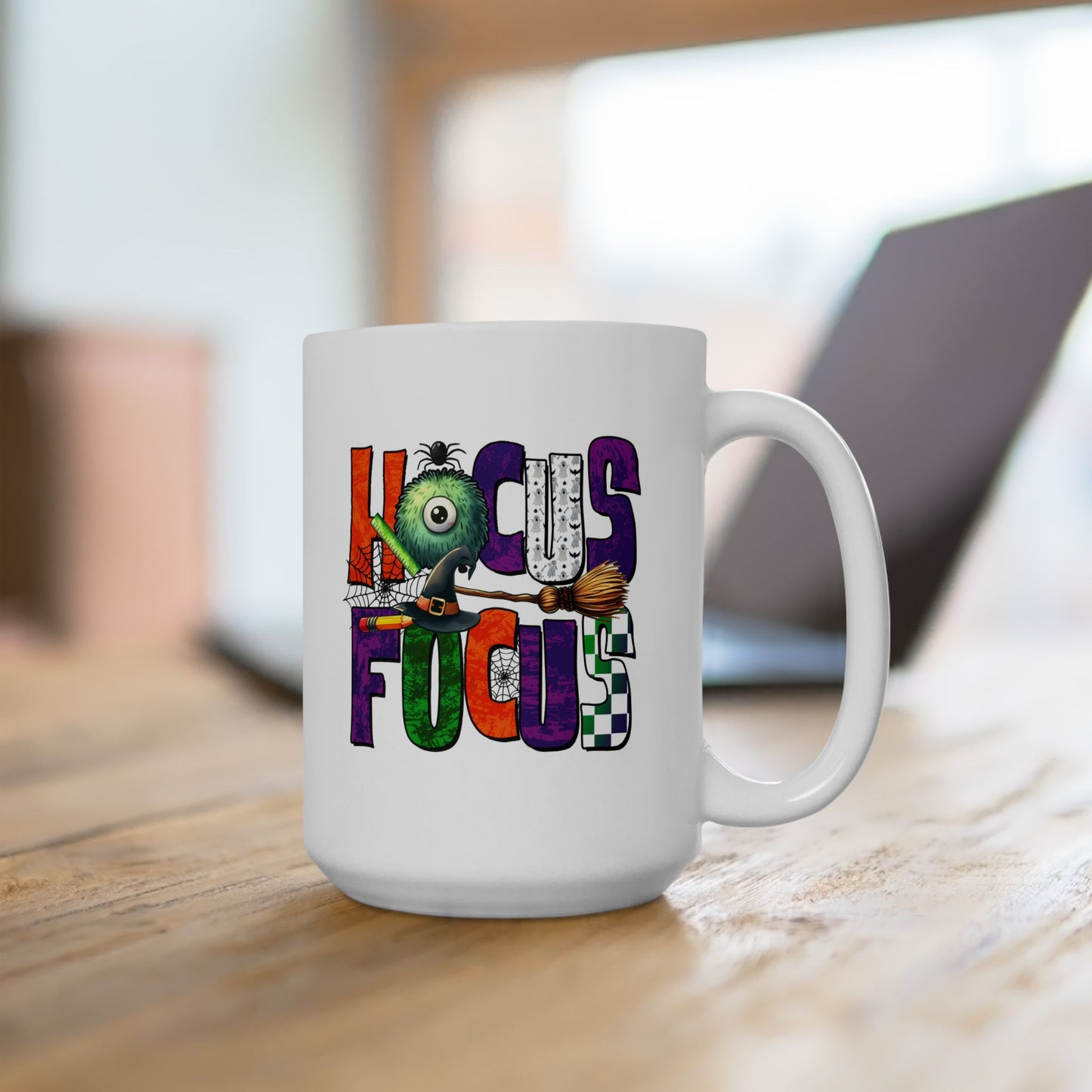 Ceramic Mug - Teacher / Halloween - Hocus Focus (01a)