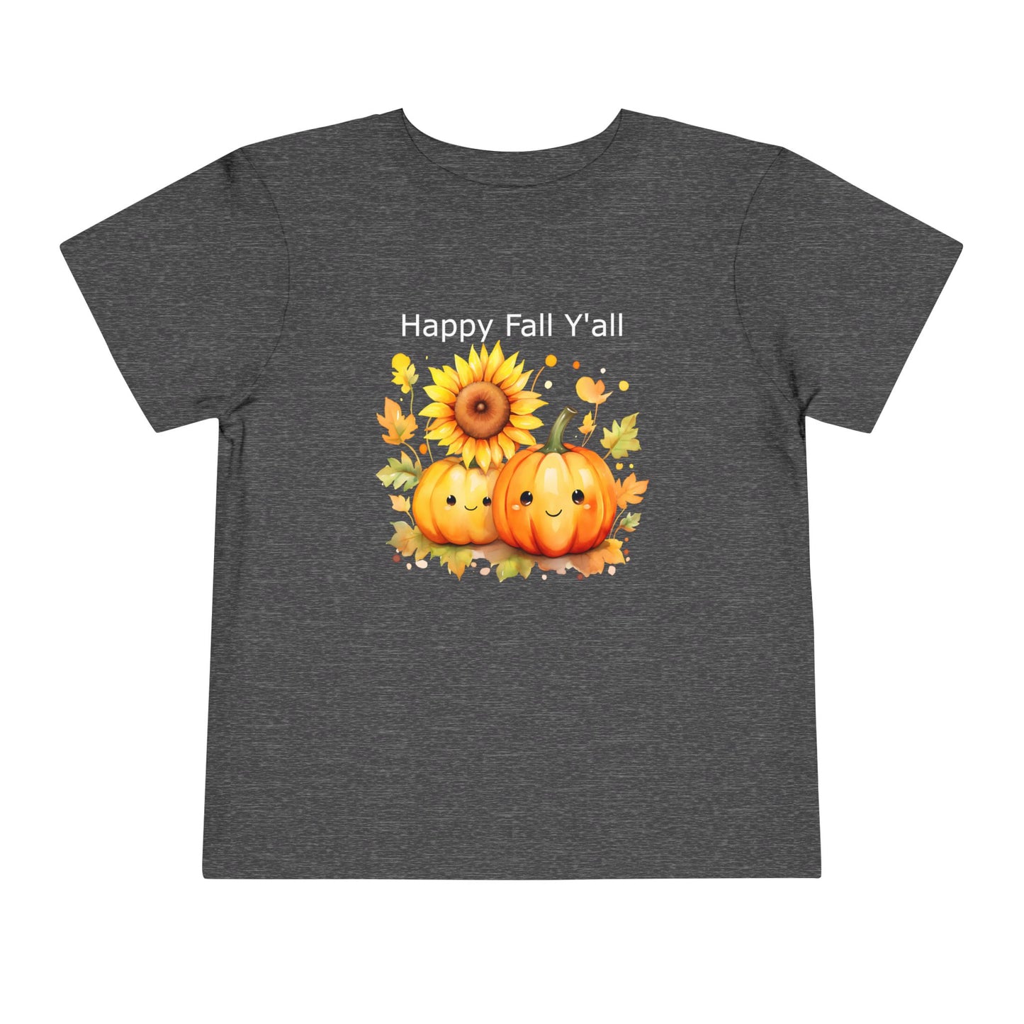 Toddler Tee - Autumn - Happy Fall Y'All (01)
