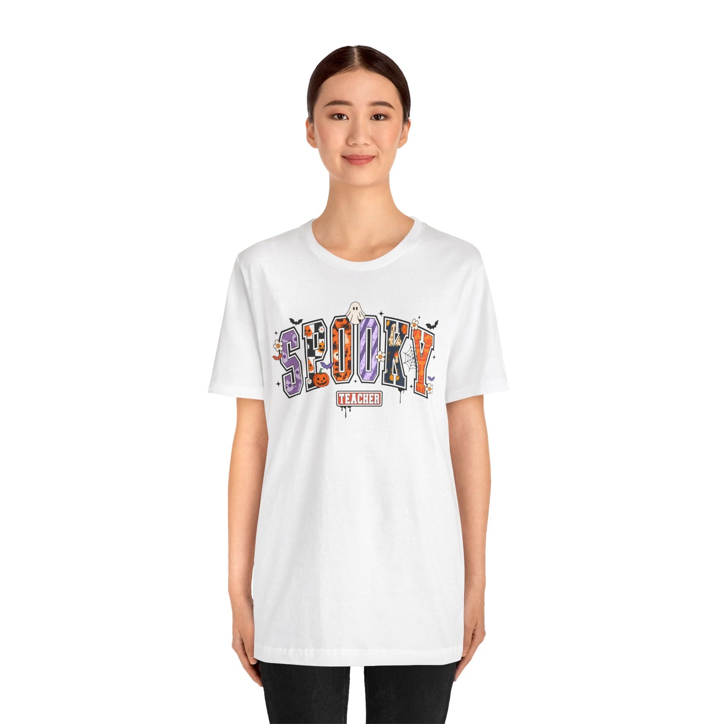 T-Shirt - Teacher / Halloween - Spooky Teacher (01a)