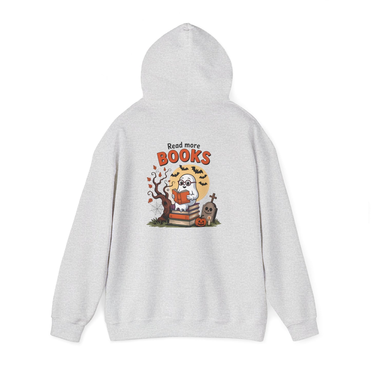 Heavy Blend Hoodie - Teacher/Halloween - Read More Books (01a)