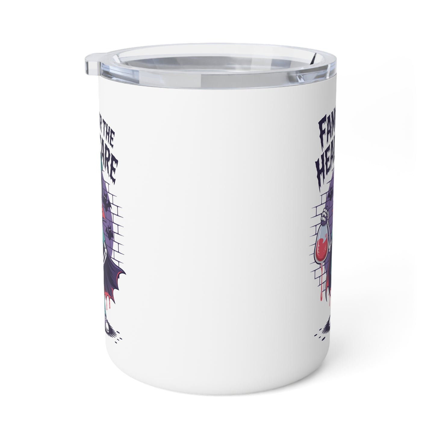 Insulated Mug - Medical / Halloween - Fangs for the Healthcare (01a)