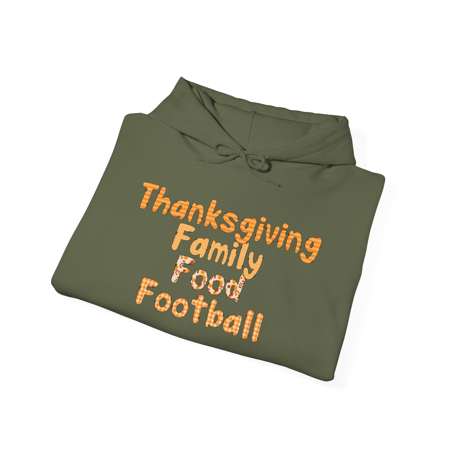 Heavy Blend Hoodie - Thanksgiving - Family Food Football (1a)