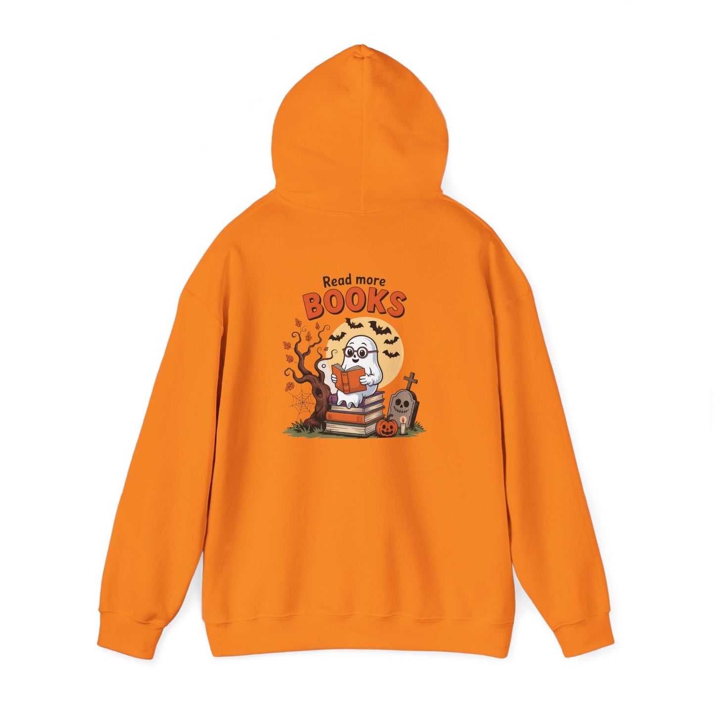 Heavy Blend Hoodie - Teacher/Halloween - Read More Books (01a)