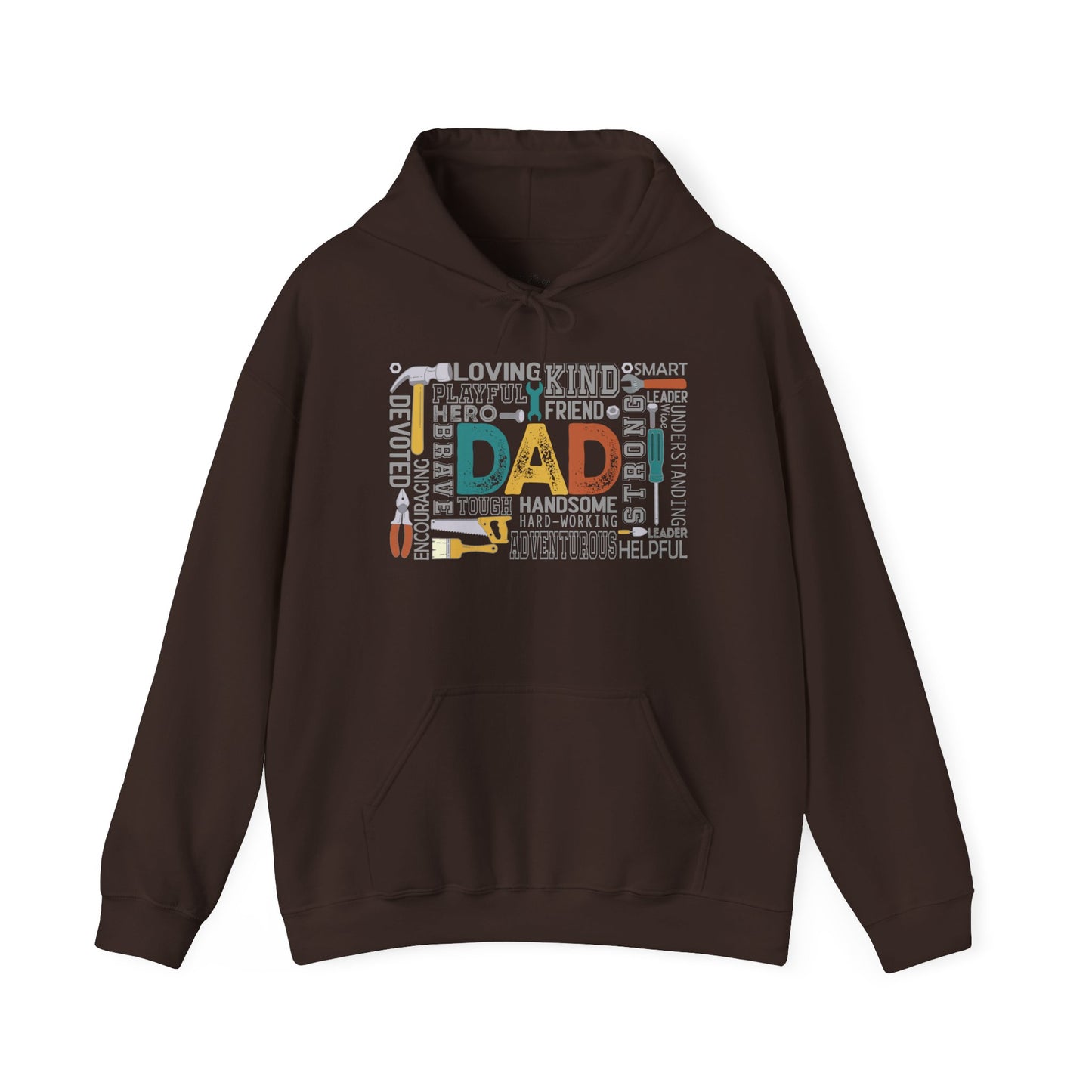 Hoodie - Dad - Handyman Dad (1) - Light Writing