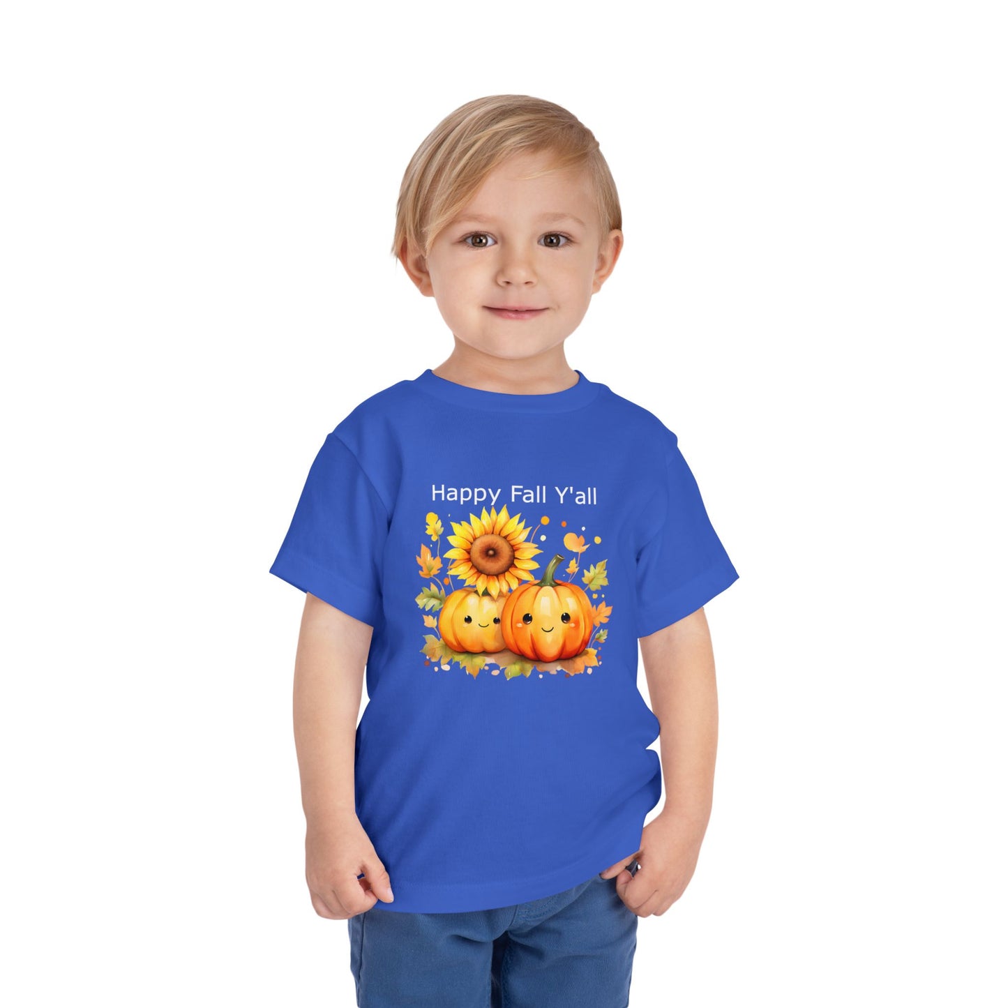 Toddler Tee - Autumn - Happy Fall Y'All (01)