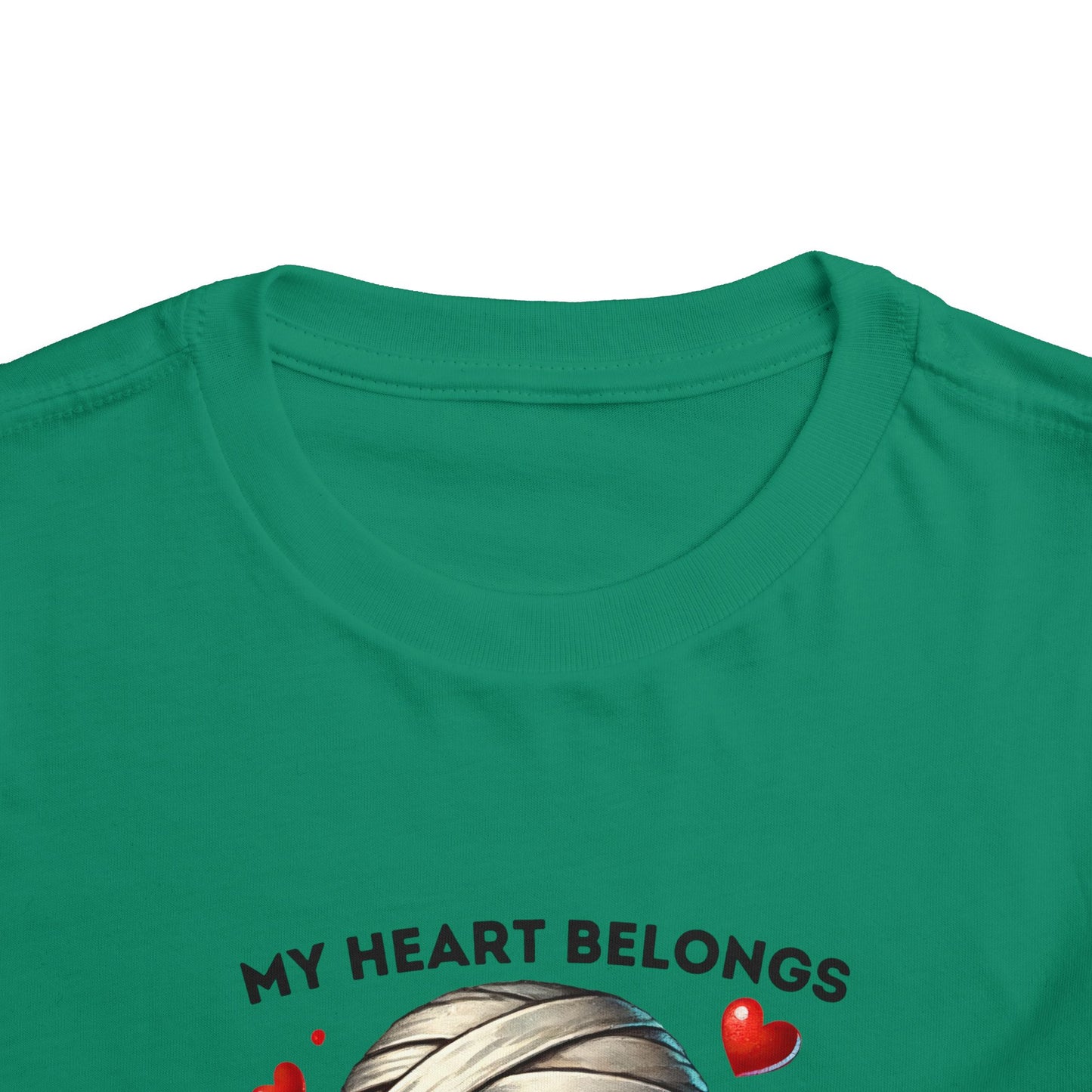 Toddler Tee - Halloween - My Heart Belongs to My Mummy (1a)