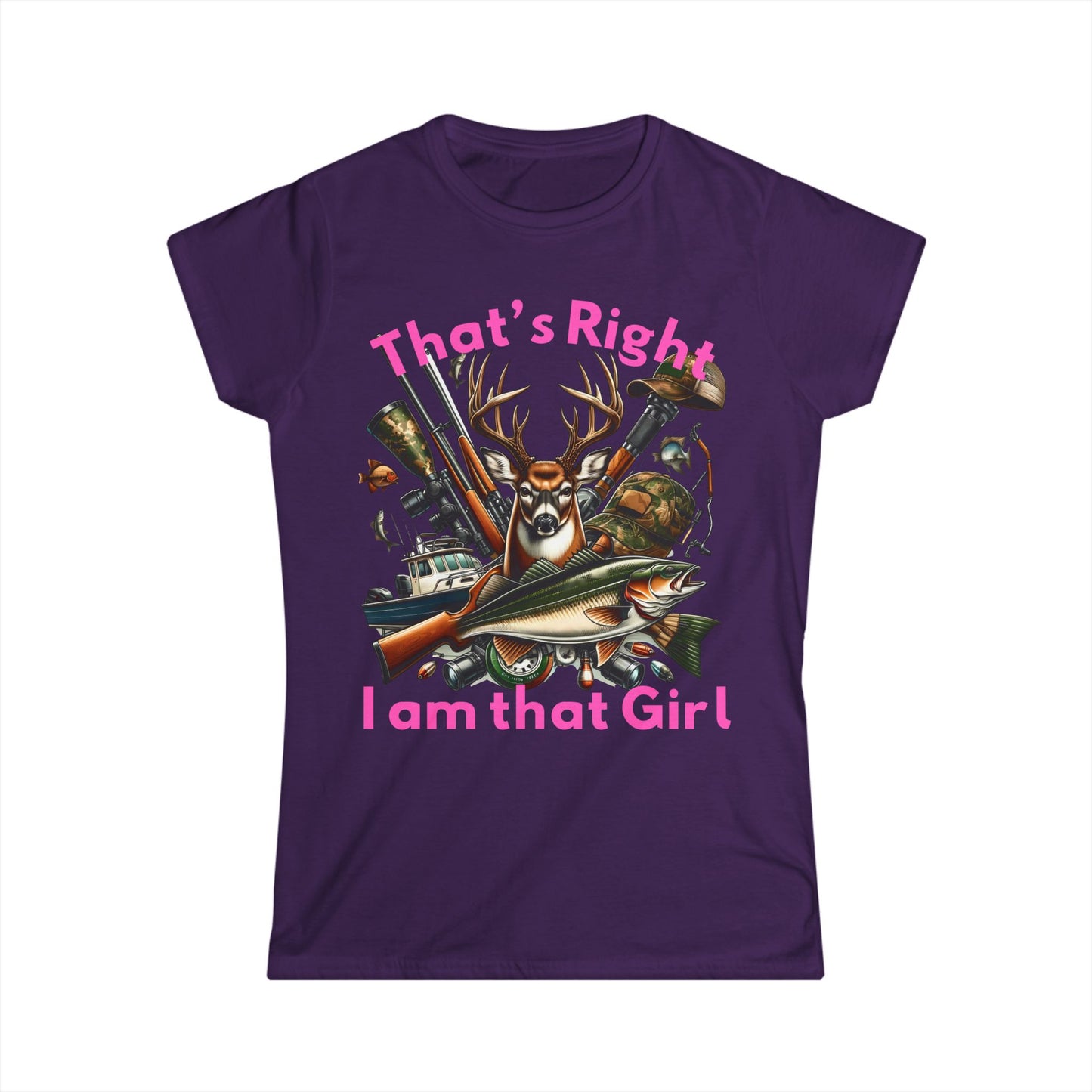 Female T-Shirt - Hunter - I am that girl (1a)