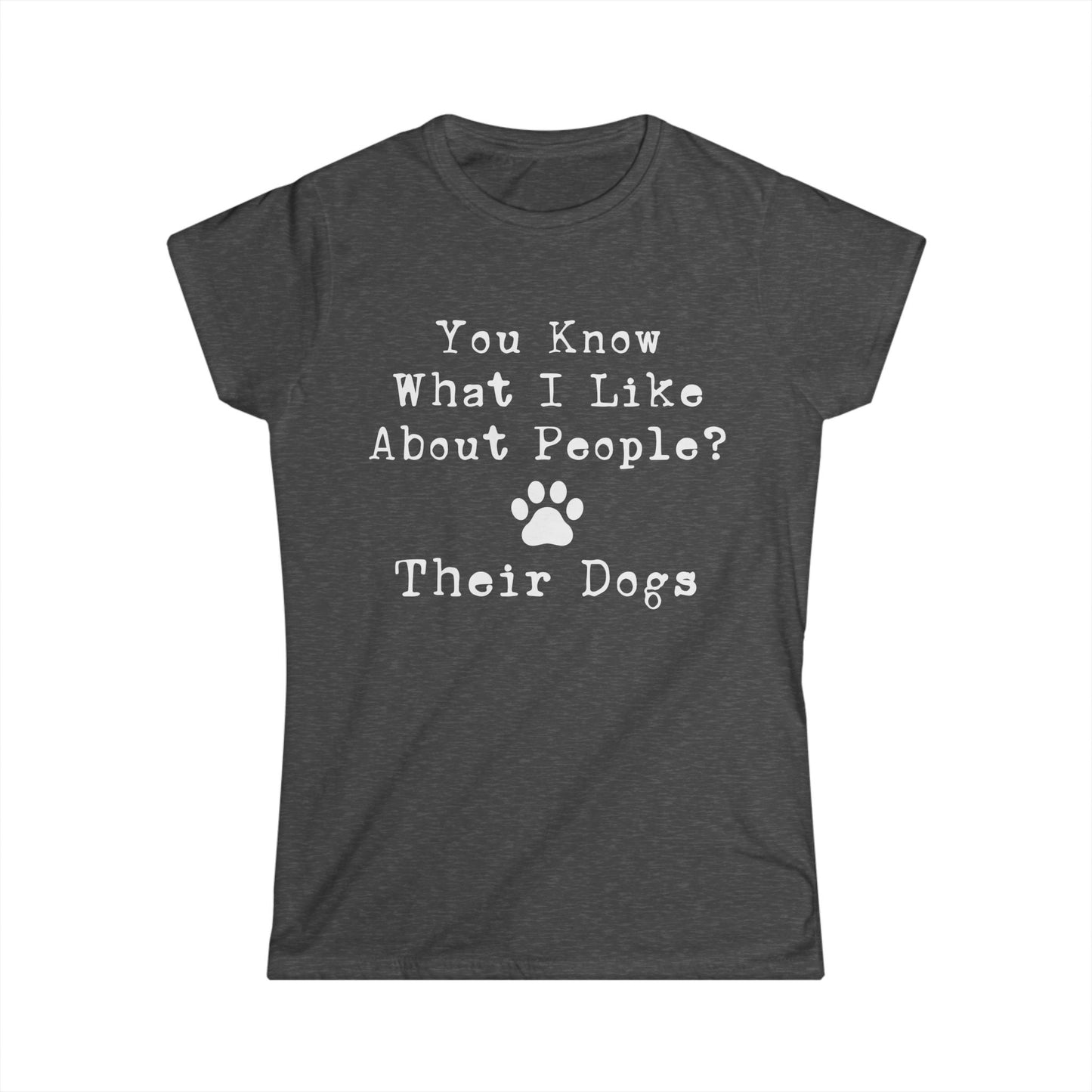Female T-Shirt - Animal Lover - People's Dogs (1b)