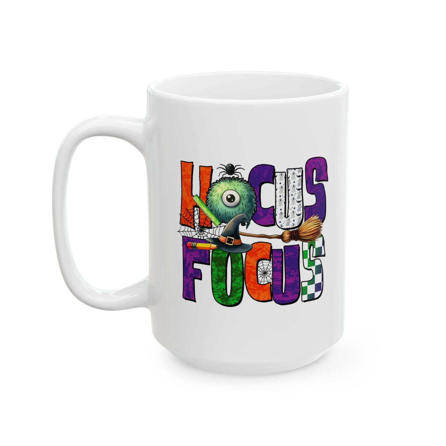 Ceramic Mug - Teacher / Halloween - Hocus Focus (01a)