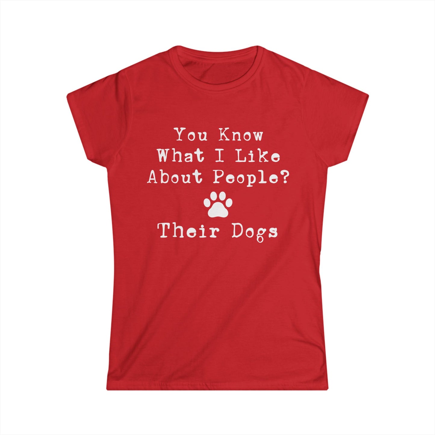 Female T-Shirt - Animal Lover - People's Dogs (1b)