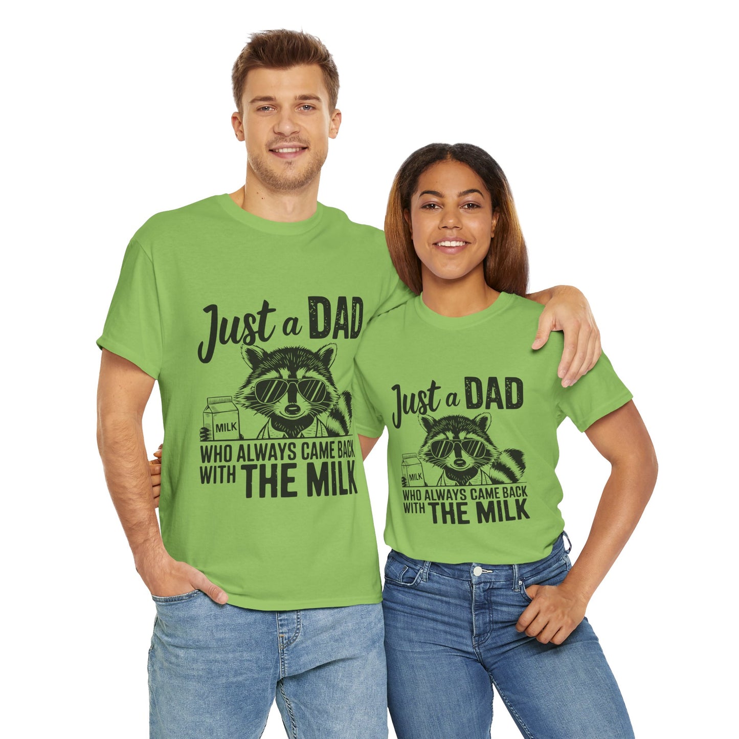 T-Shirt - Dad / Funny - Just a Dad (1) - Black Writing