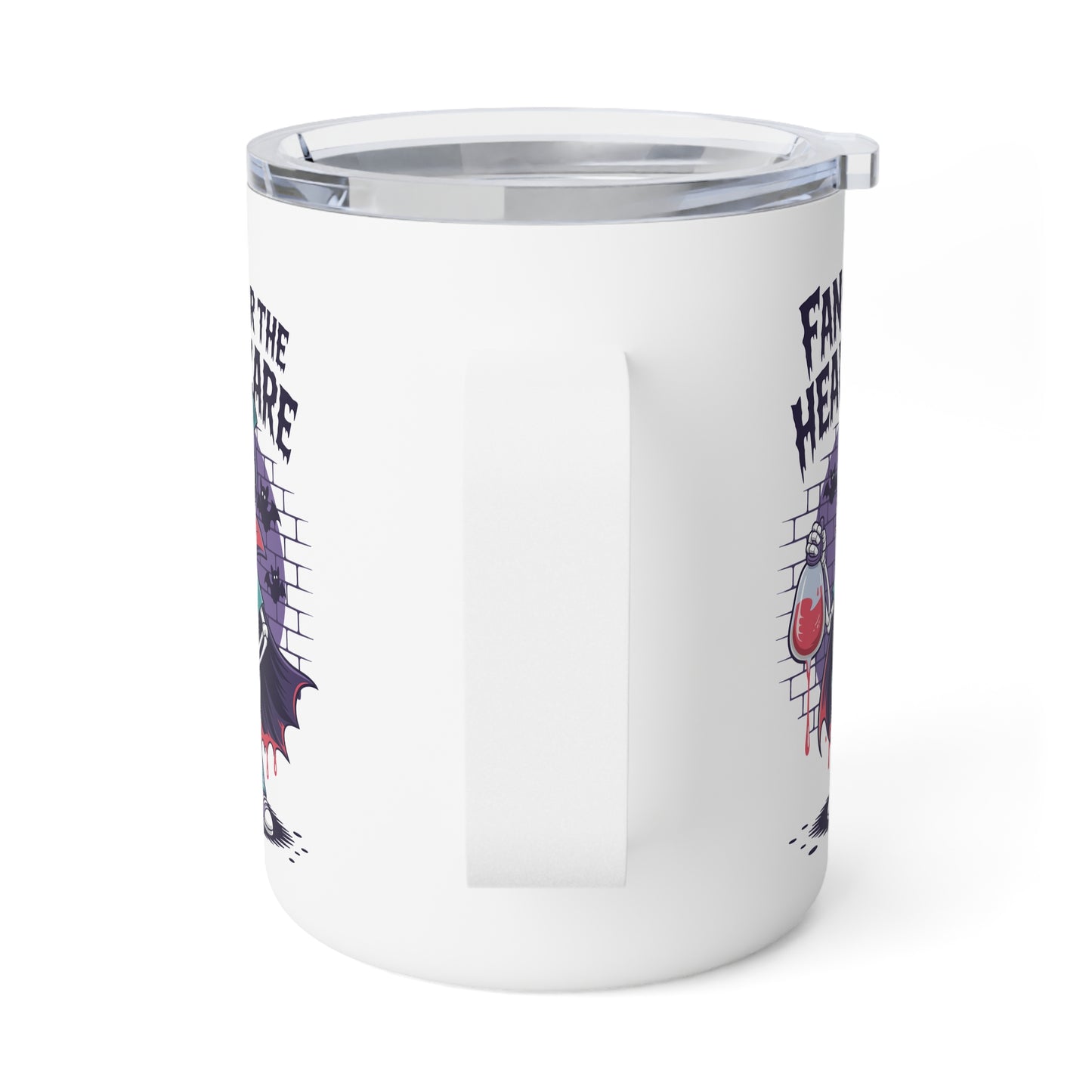 Insulated Mug - Medical / Halloween - Fangs for the Healthcare (01a)