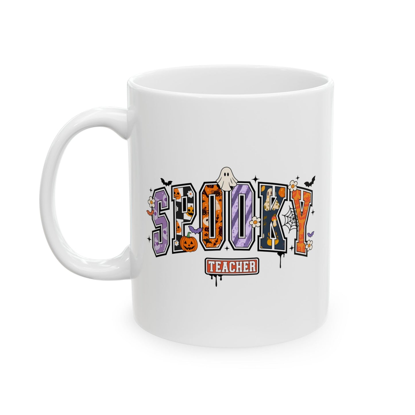 Ceramic Mug - Teacher / Halloween - Spooky Teacher (01a)