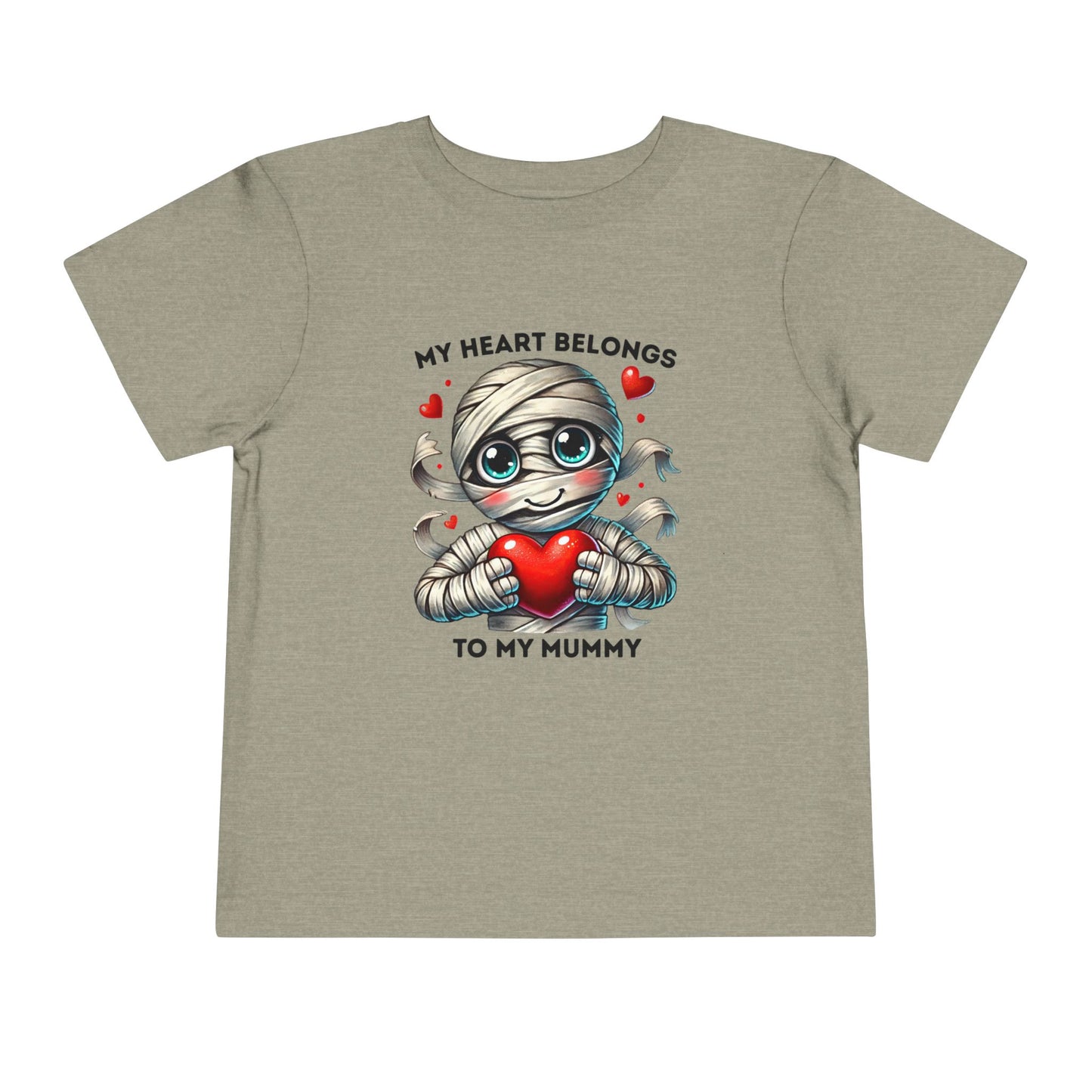 Toddler Tee - Halloween - My Heart Belongs to My Mummy (1a)