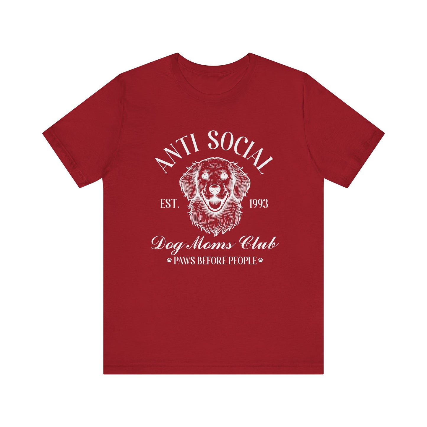 T-Shirt - Animal Lover - Anti-Social Dog Moms Club (1b)