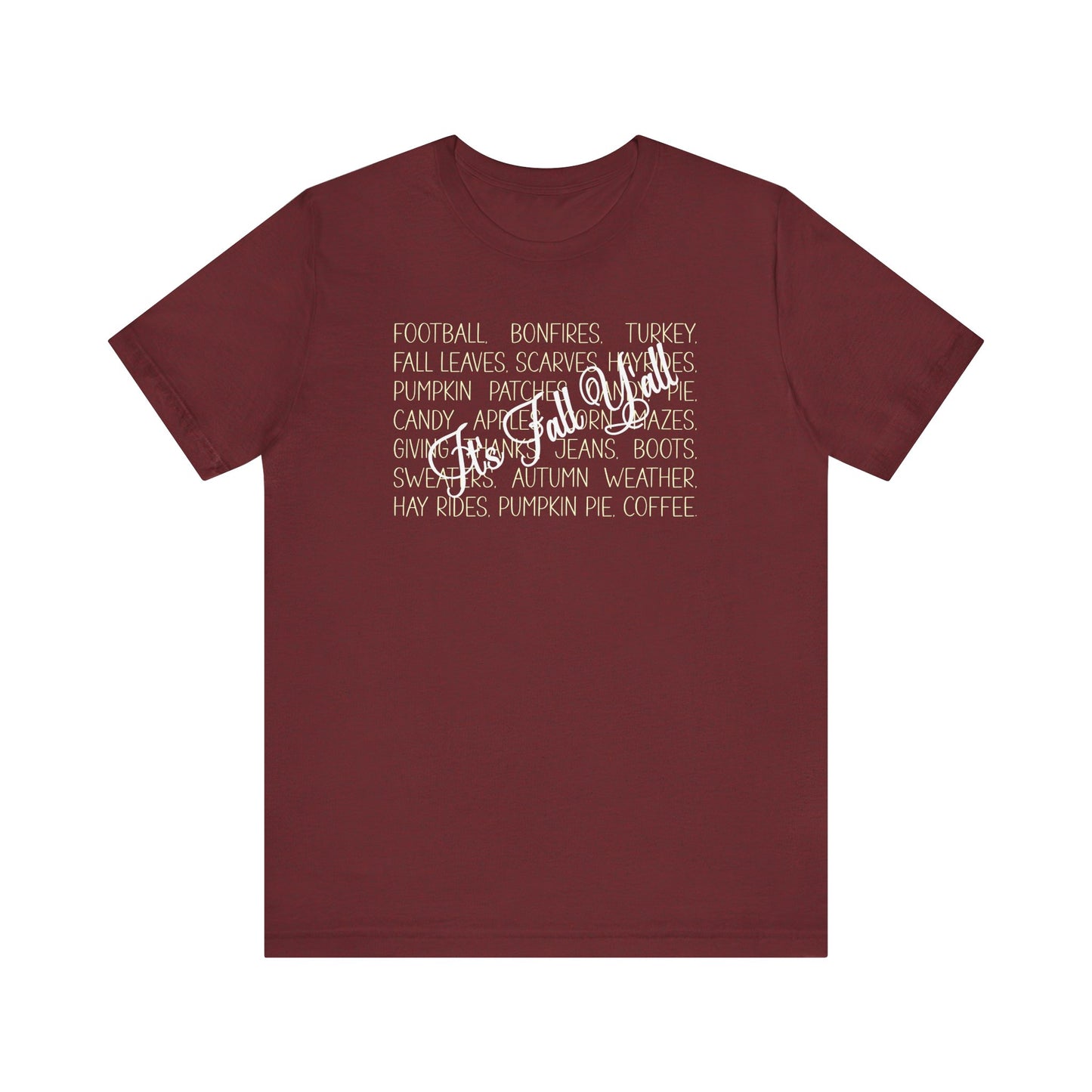 T-shirt - Autumn - It's Fall Y'all (1a)