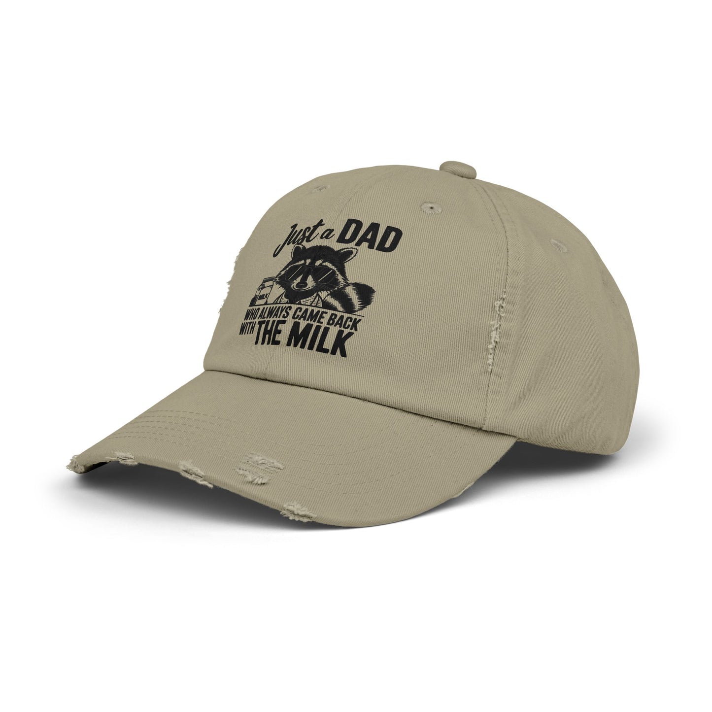 Distressed Cap - Dad / Funny - Just a dad (1)