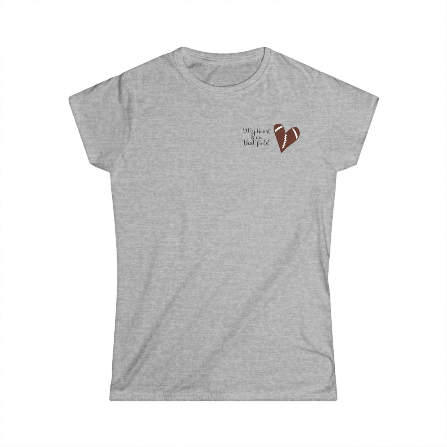 Female T-Shirt - Football - Loud & Proud Mom (01a)