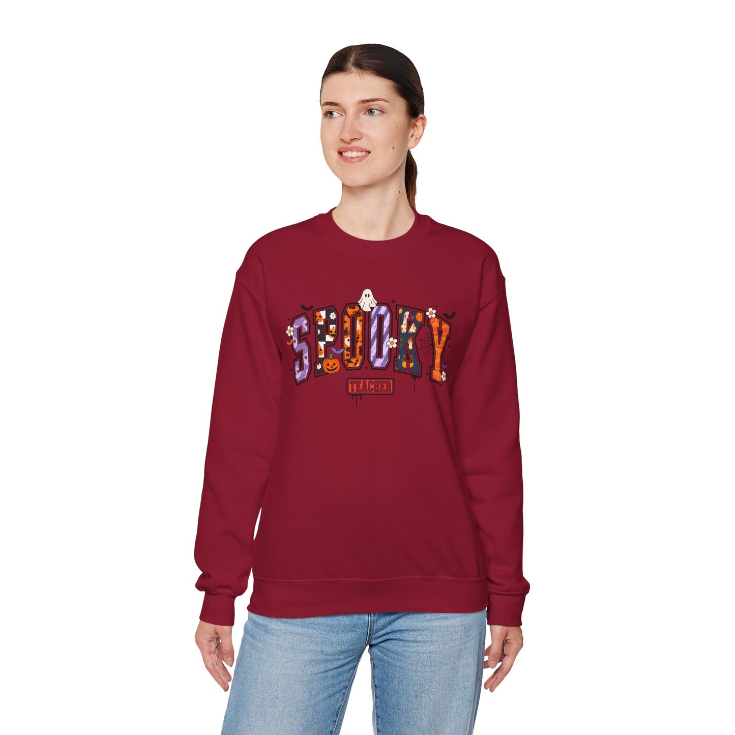 Sweatshirt - Teacher / Halloween - Spooky Teacher (1a)
