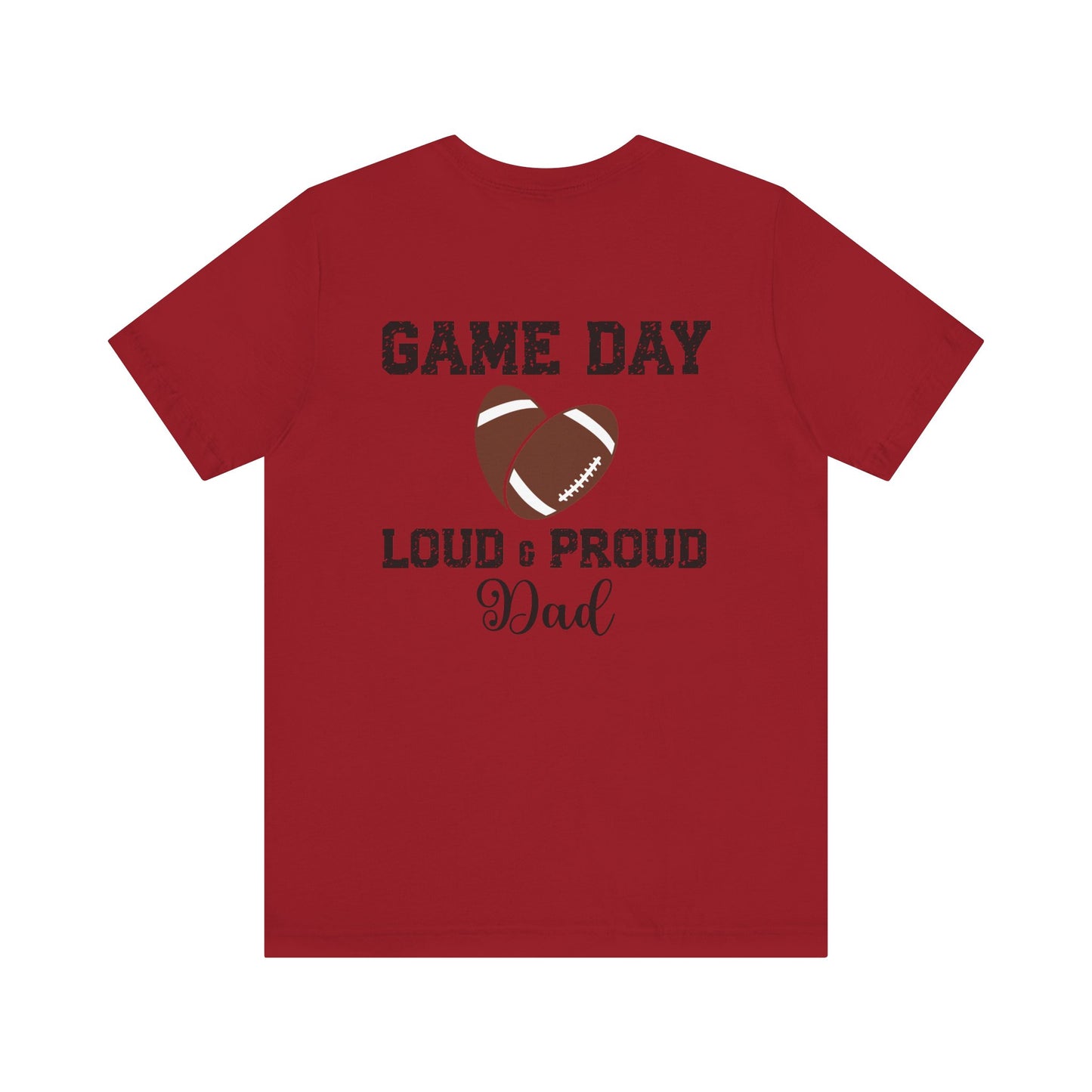T-shirt - Football - Loud & Proud Dad (01a)