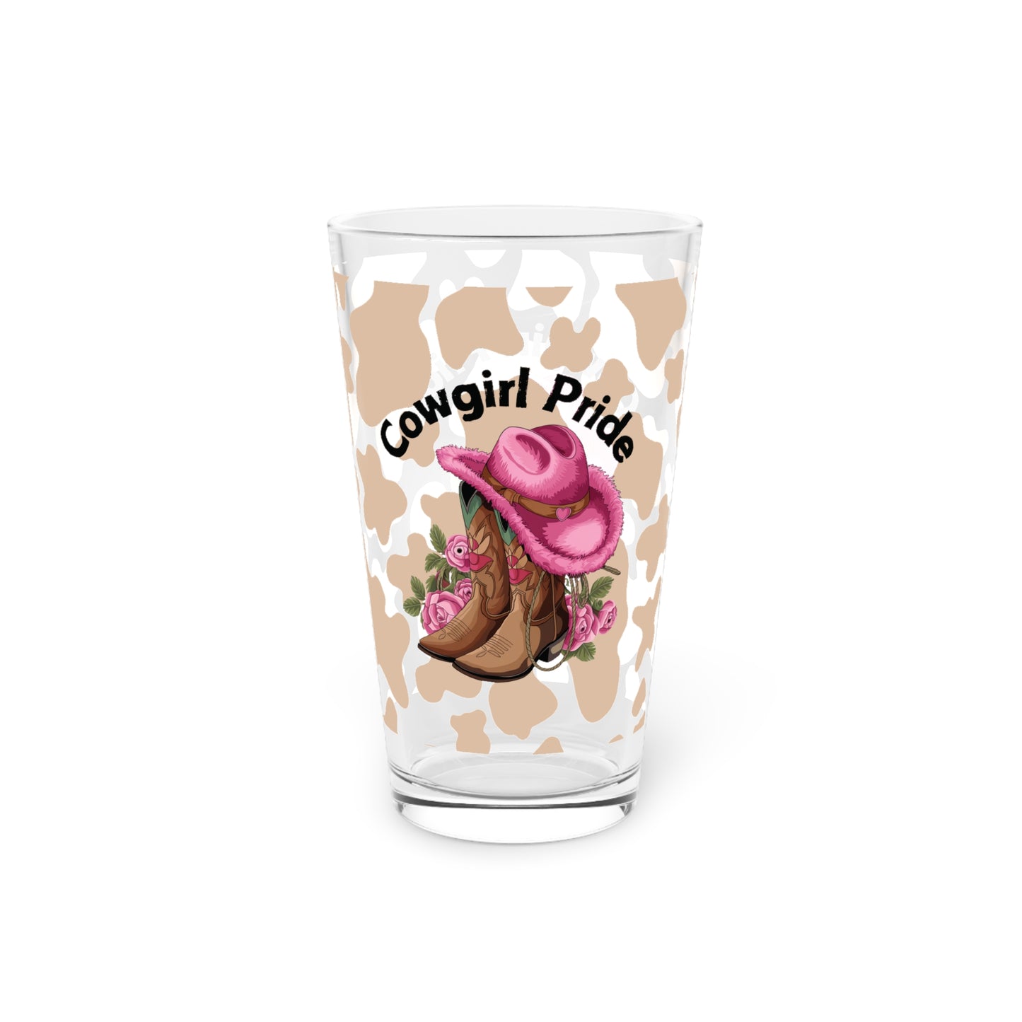 Pint Glass, 16oz - Cowgirl Pride (1)