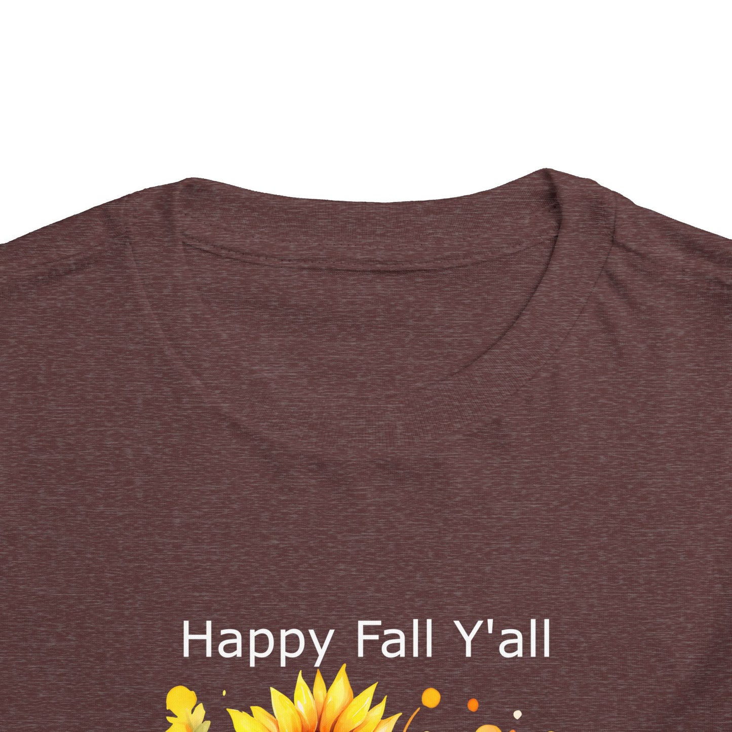 Toddler Tee - Autumn - Happy Fall Y'All (01)