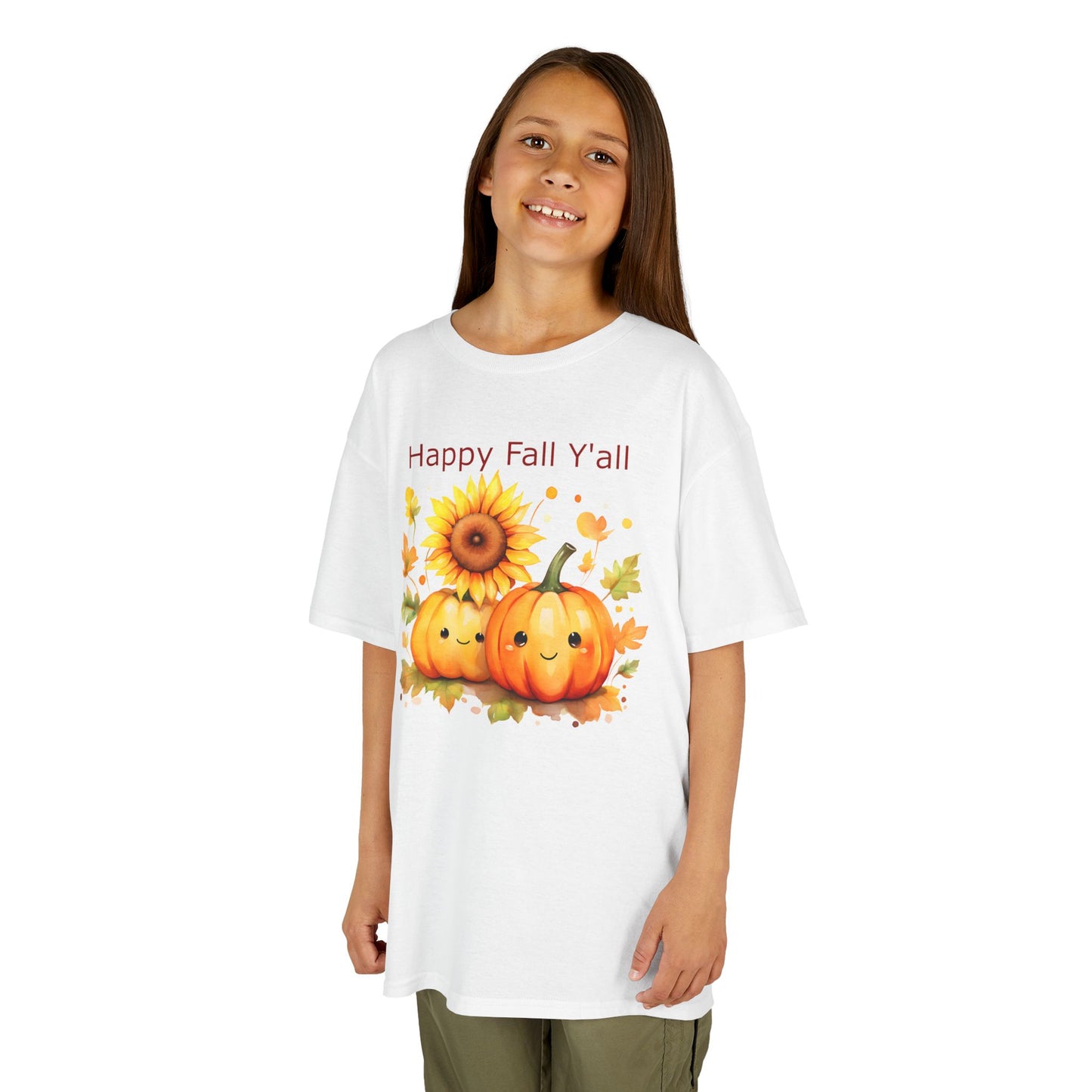 Child Tee - Autumn - Happy Fall Y'All (01)
