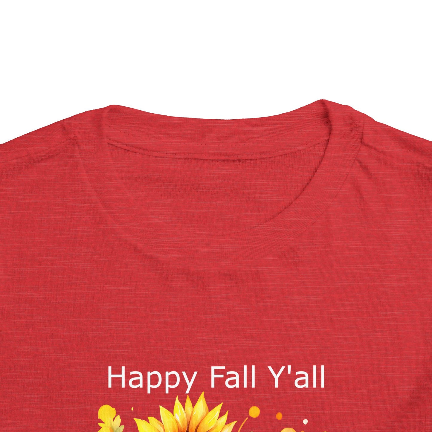 Toddler Tee - Autumn - Happy Fall Y'All (01)