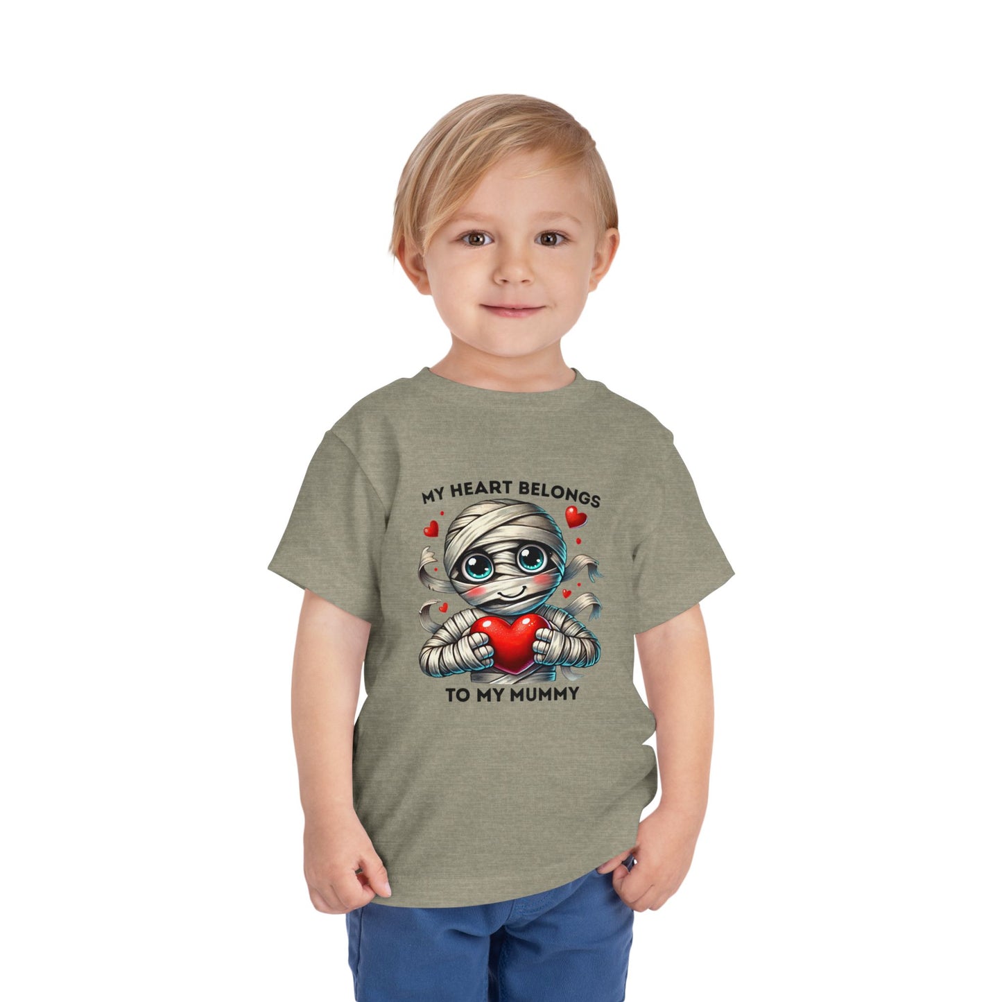 Toddler Tee - Halloween - My Heart Belongs to My Mummy (1a)
