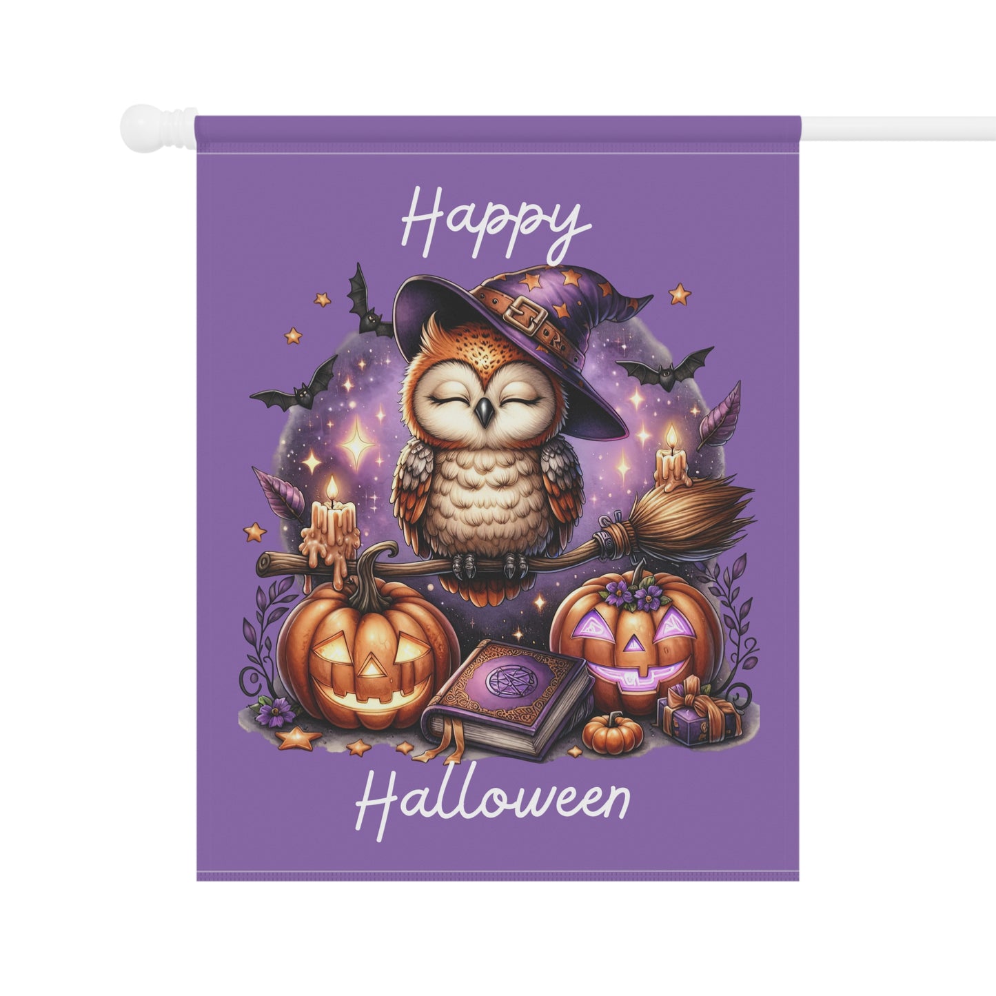 Garden Flag - Halloween - Happy Halloween (02a)