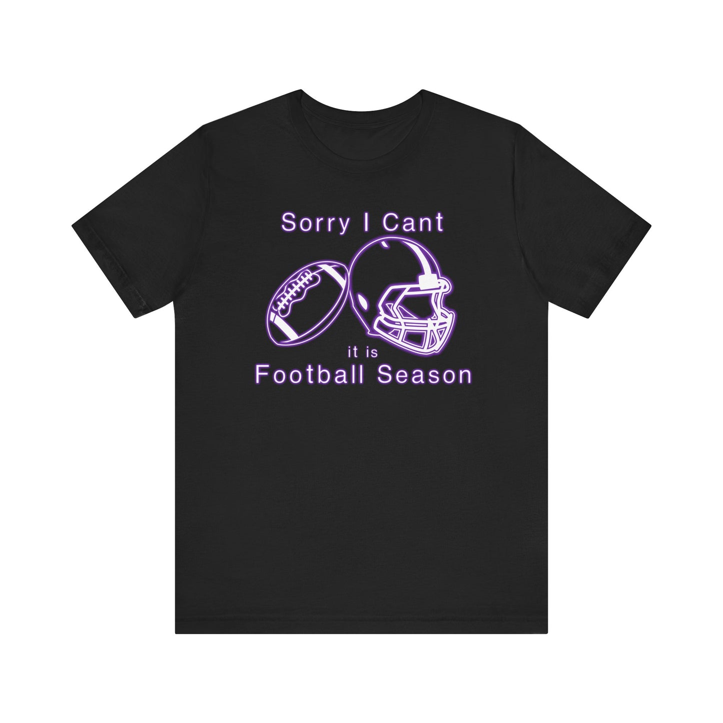 T-shirt - Football - Sorry I Cant (01c)