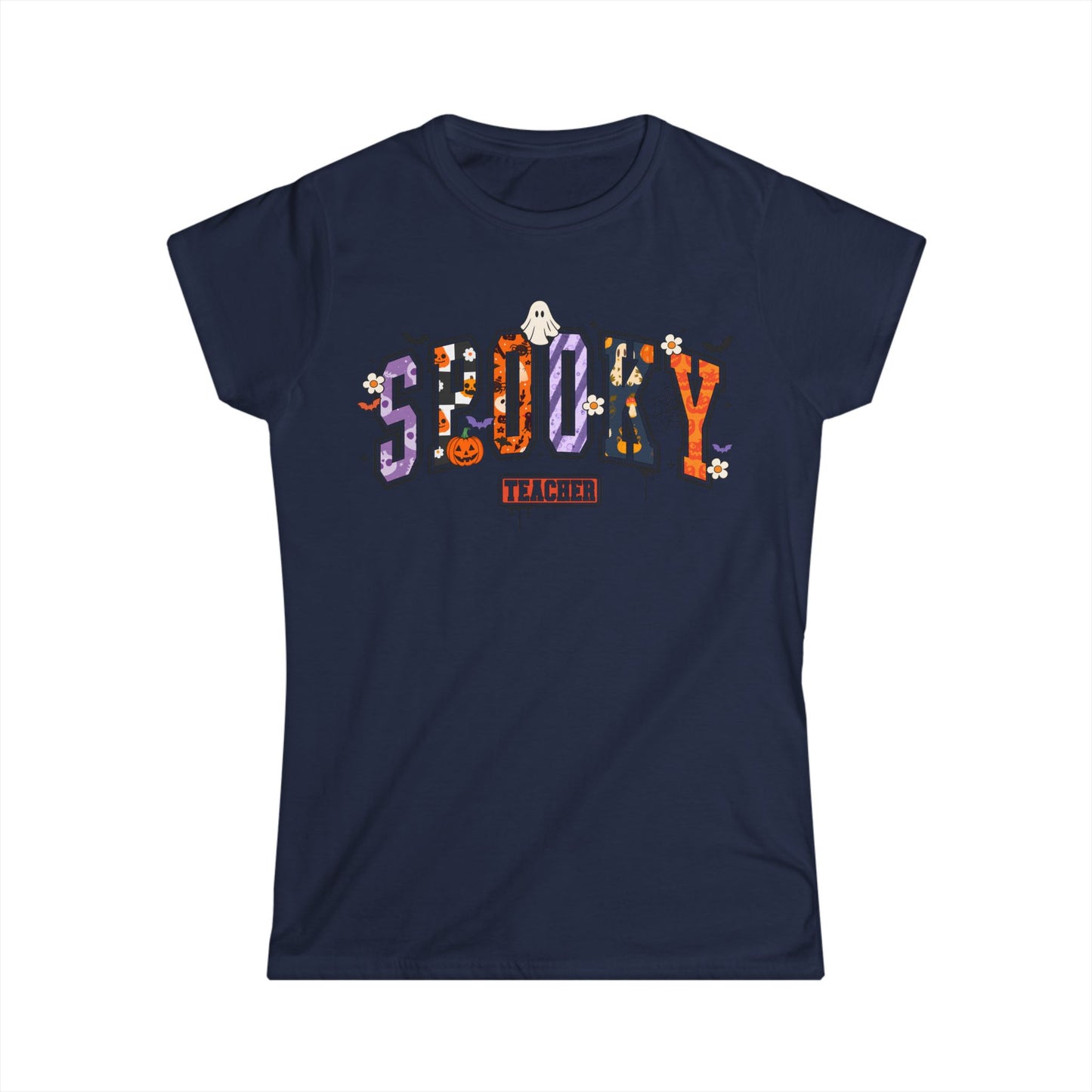 Female T-Shirt - Teacher / Halloween - Spooky Teacher (01a)